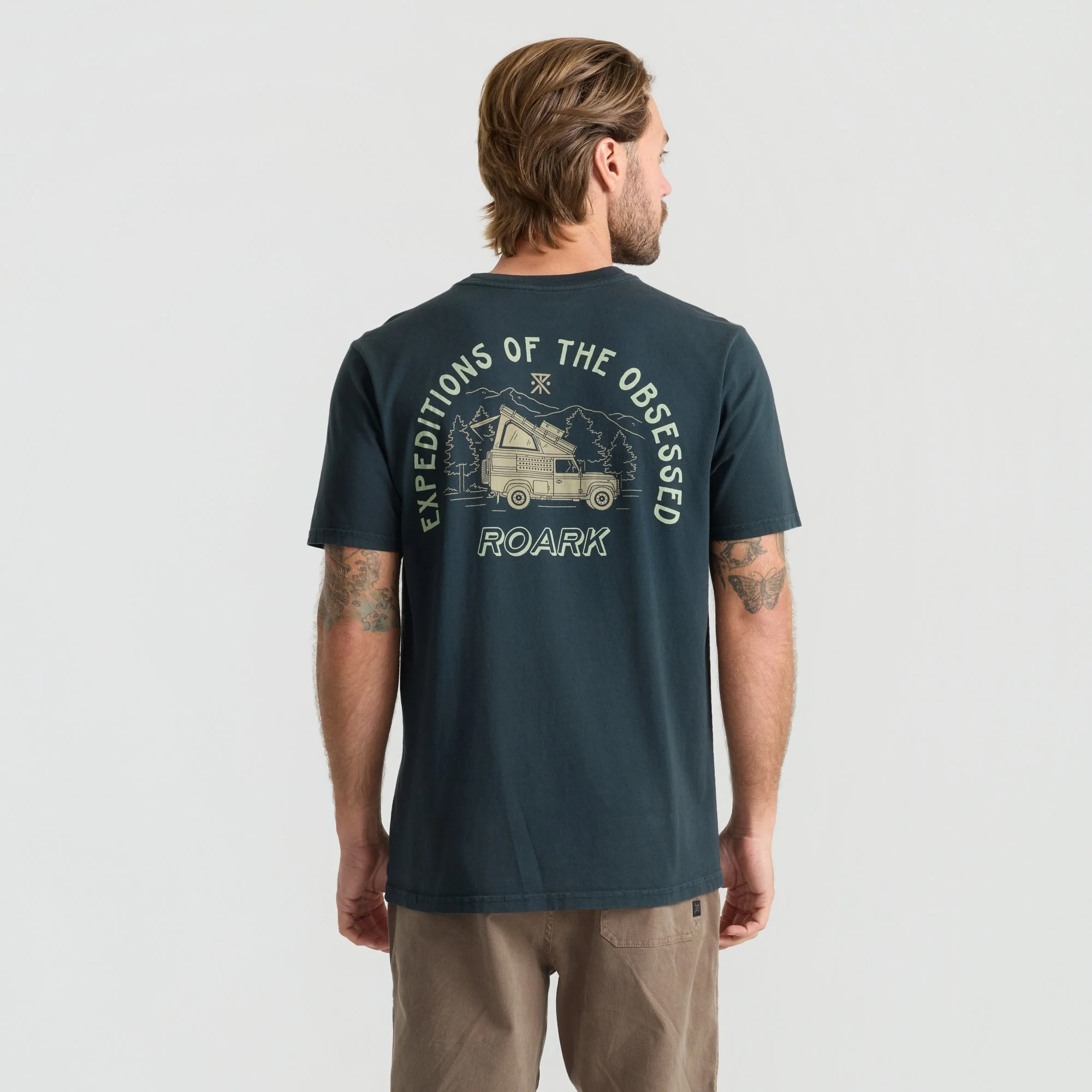 Roark Men's Camper Premium Tee - Washed Black - Image 2