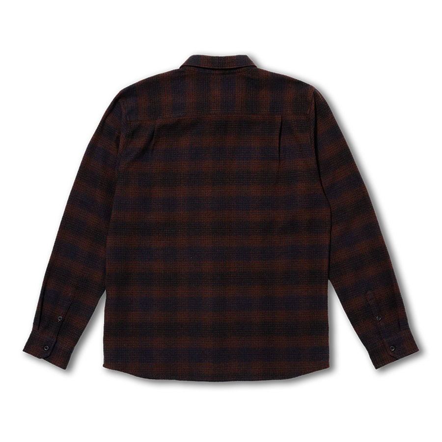 Roark Men's Crossroads Organic Cotton Flannel - Dark Navy - Image 2