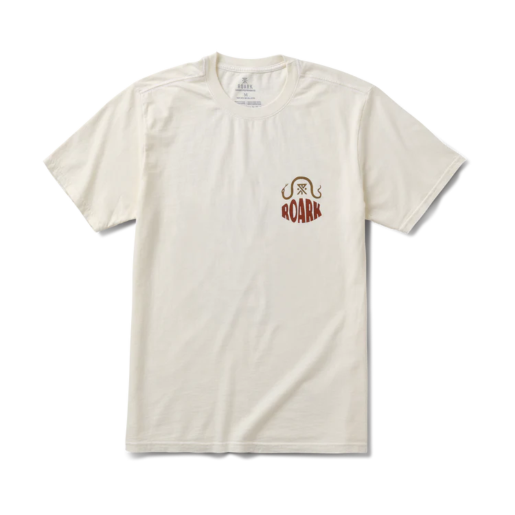 Roark Palm Snake Premium Tee - Off White - Image 4