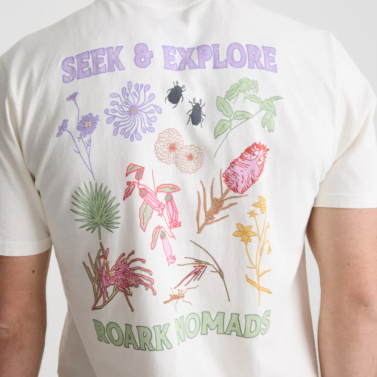 Roark Seek & Explore Premium Tee - Off White Wwh - Image 3