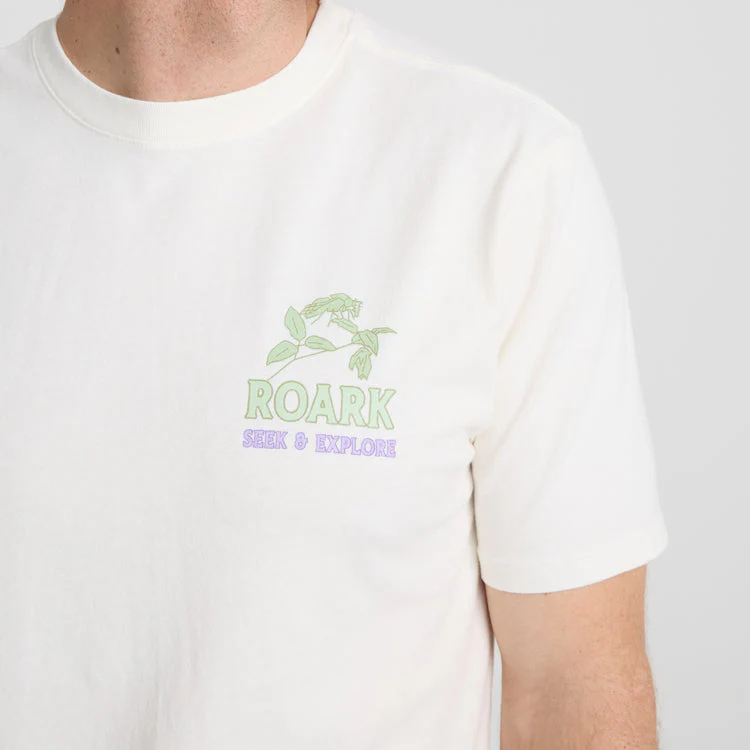 Roark Seek & Explore Premium Tee - Off White Wwh - Image 4