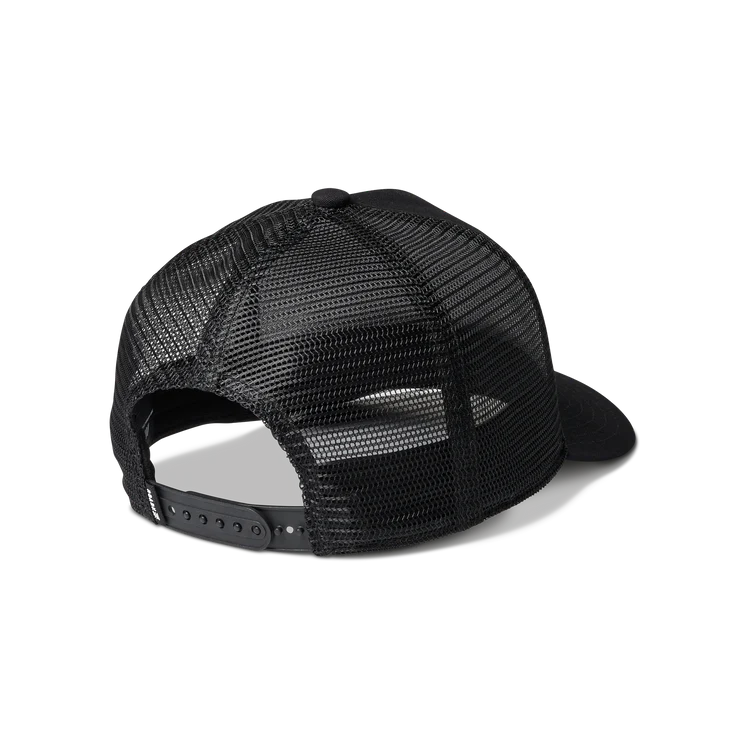 Roark Station Trucker Snapback Hat - BLACK - Image 2