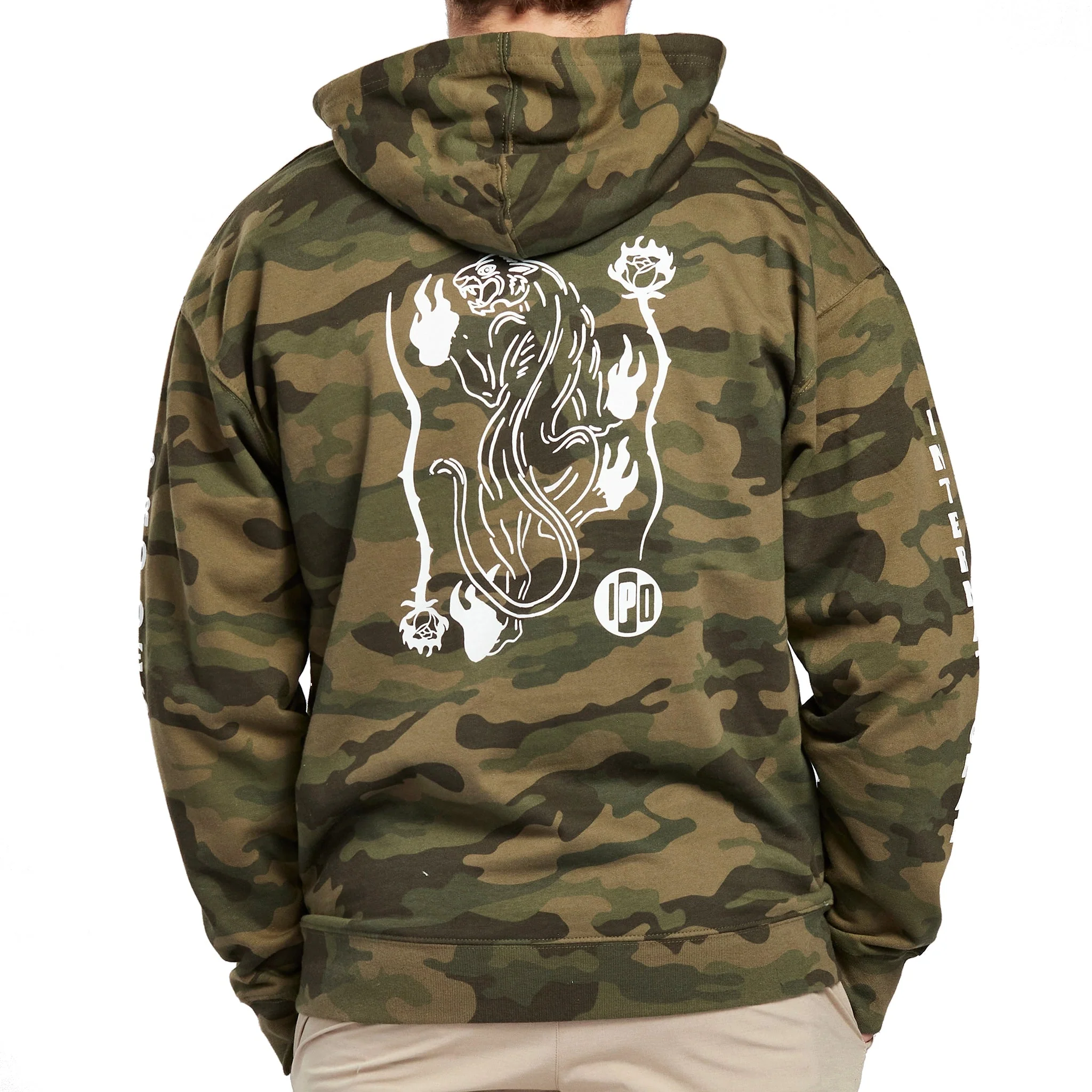 ROSE PANTHER CAMO PULLOVER HOODIE - Image 3