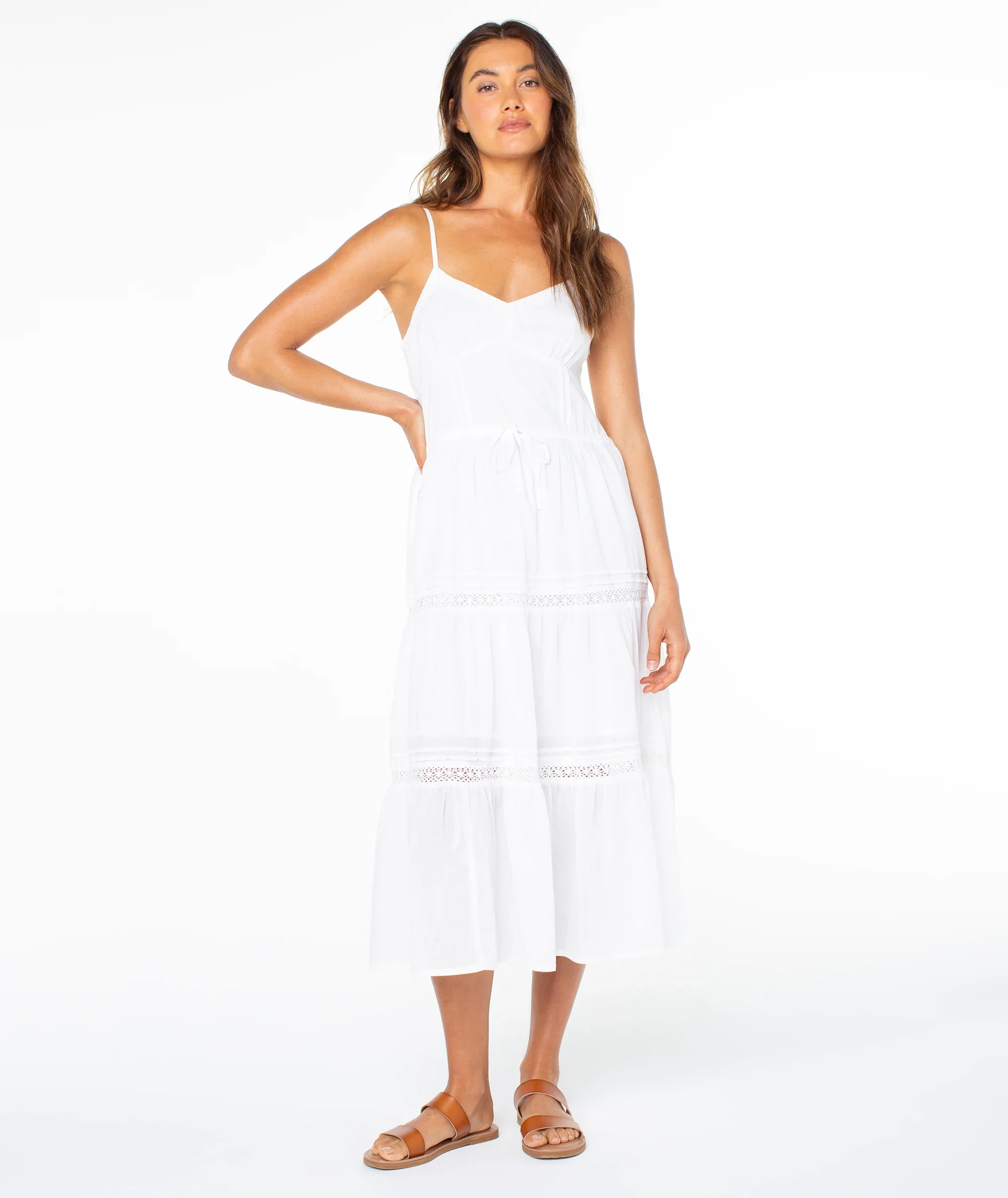 Roxy Azalea Dress - Cloud Dancer