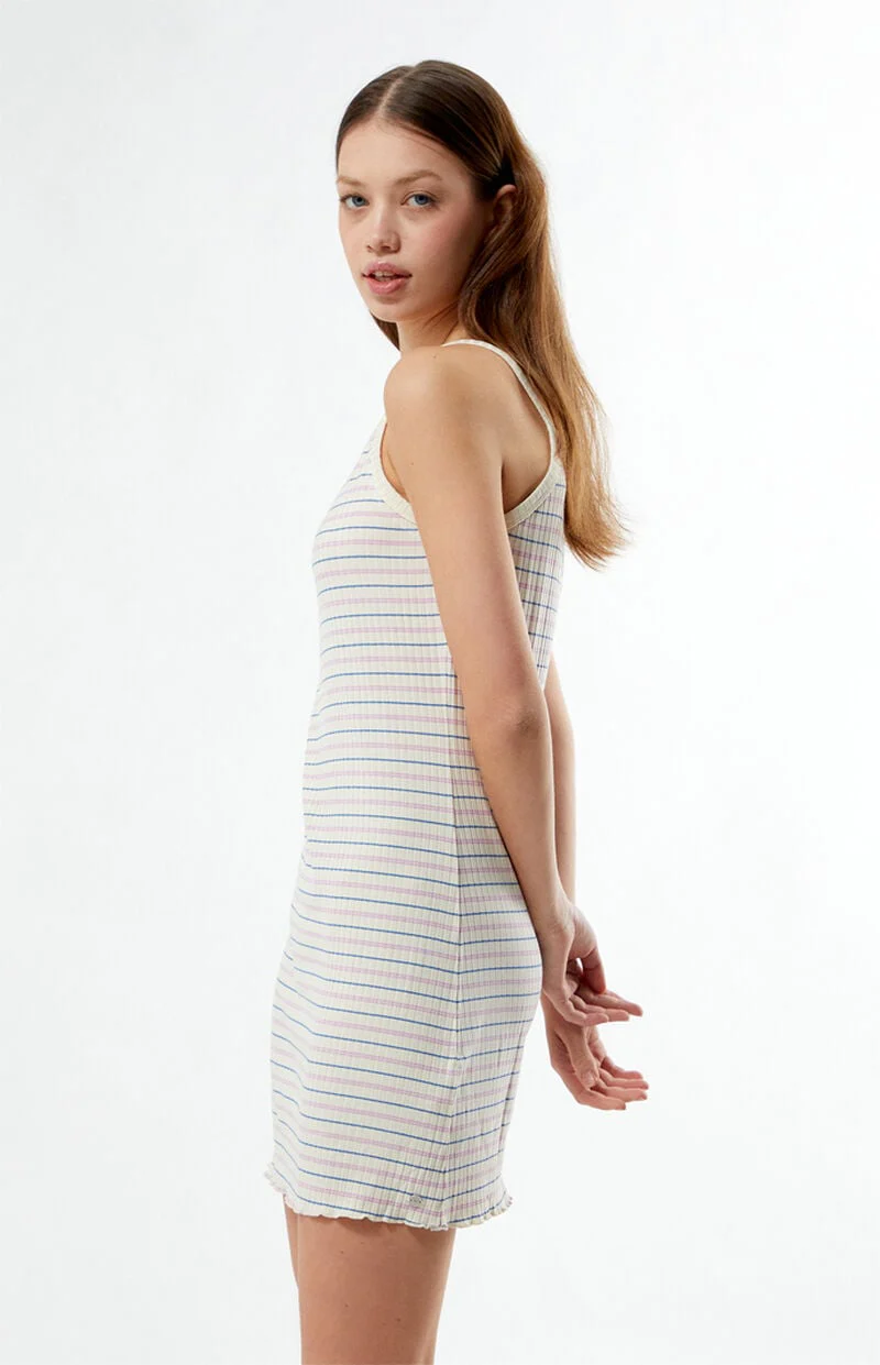 Roxy Cool Sunsetz Mini Dress - EGRET - Image 2