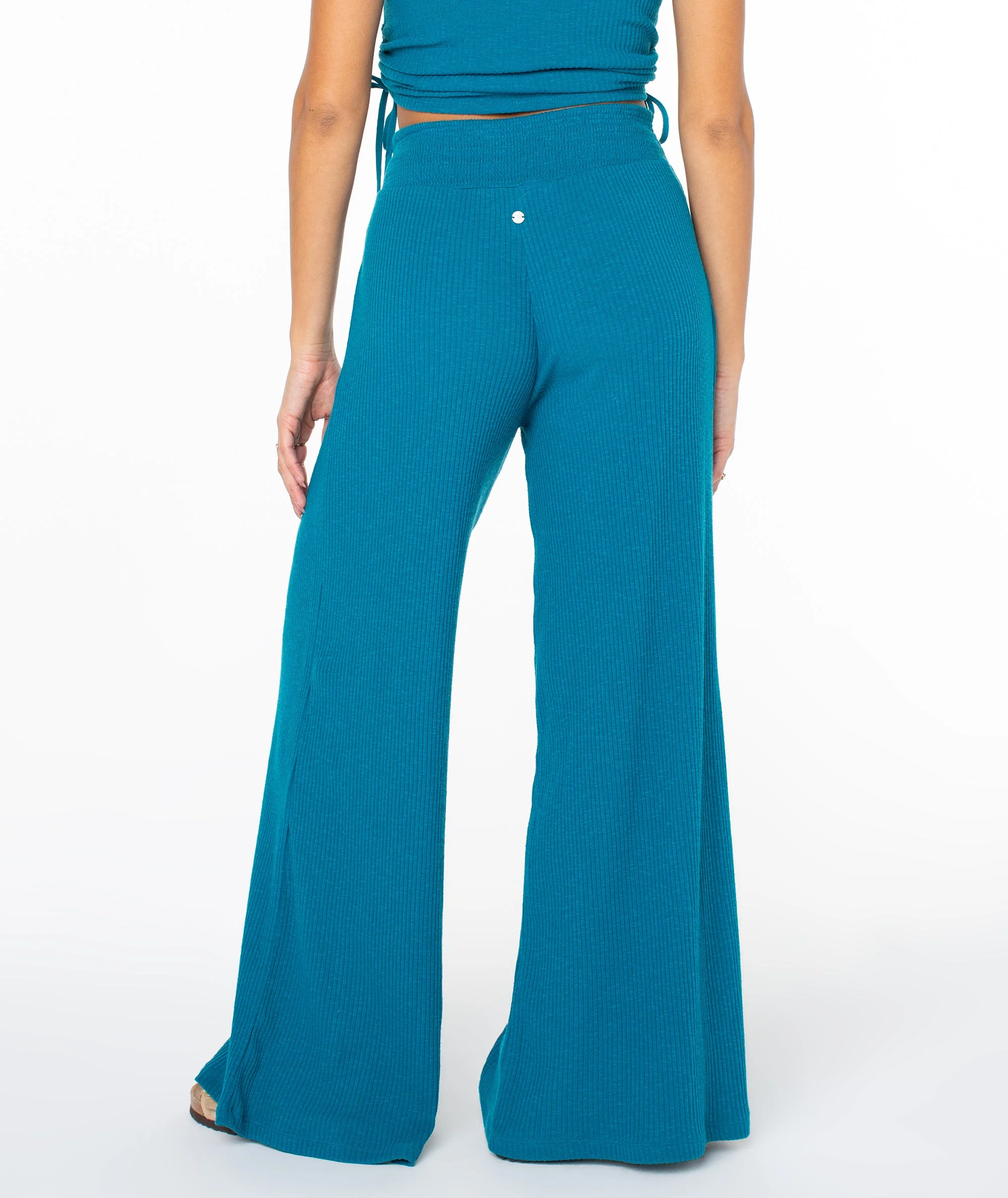 Roxy Marlena Lounge Pant - Deep Lagoon - Image 3