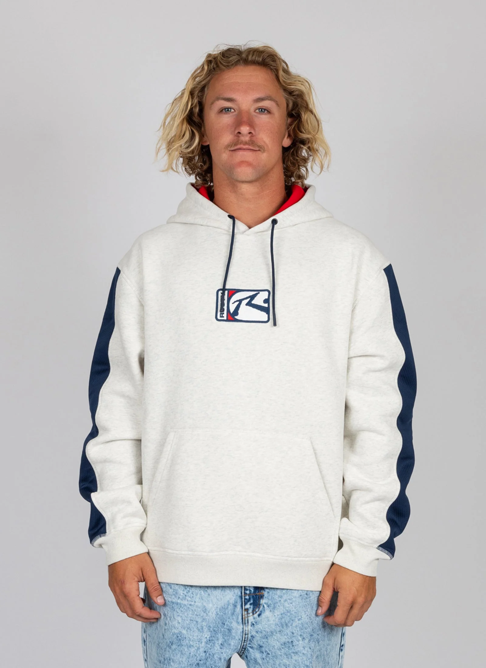 Rusty Cover-Lock Hooded Pull Over - Athletic Heather - Image 2