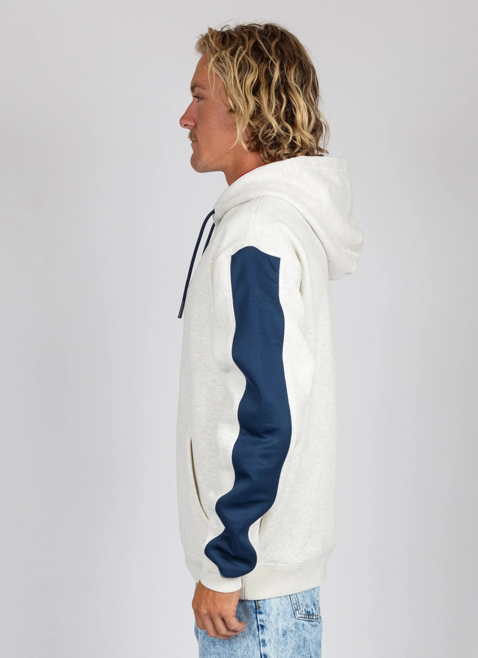 Rusty Cover-Lock Hooded Pull Over - Athletic Heather - Image 3