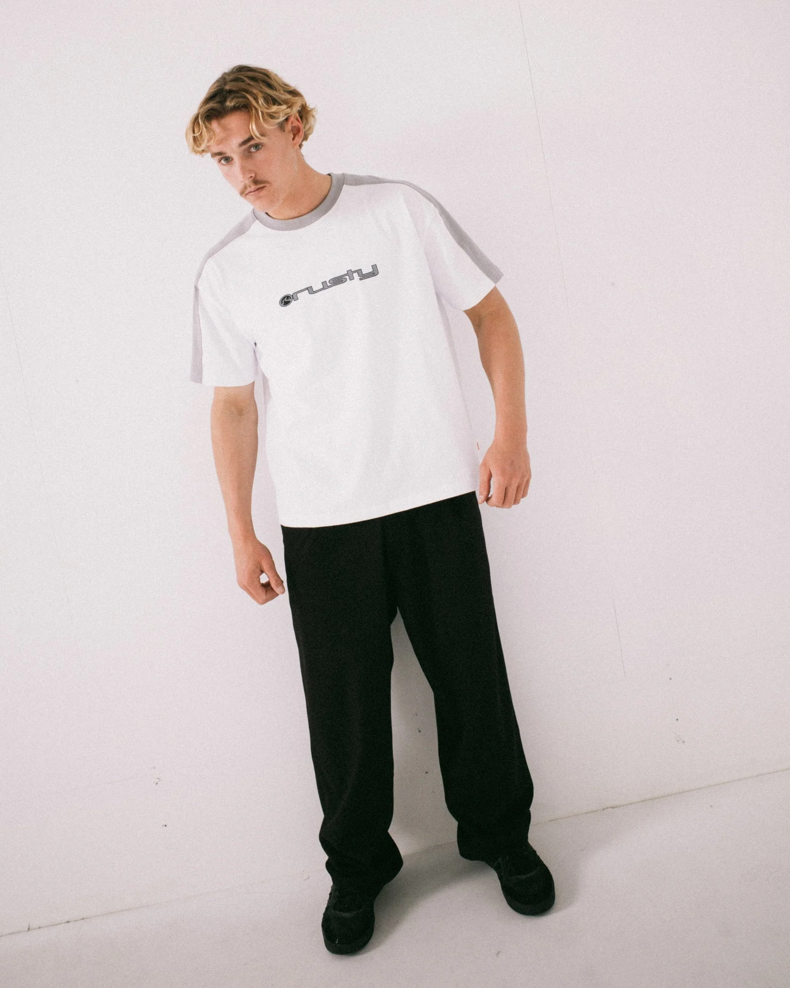 Rusty Double-O Baggy Pleated Pant - Black - Image 2