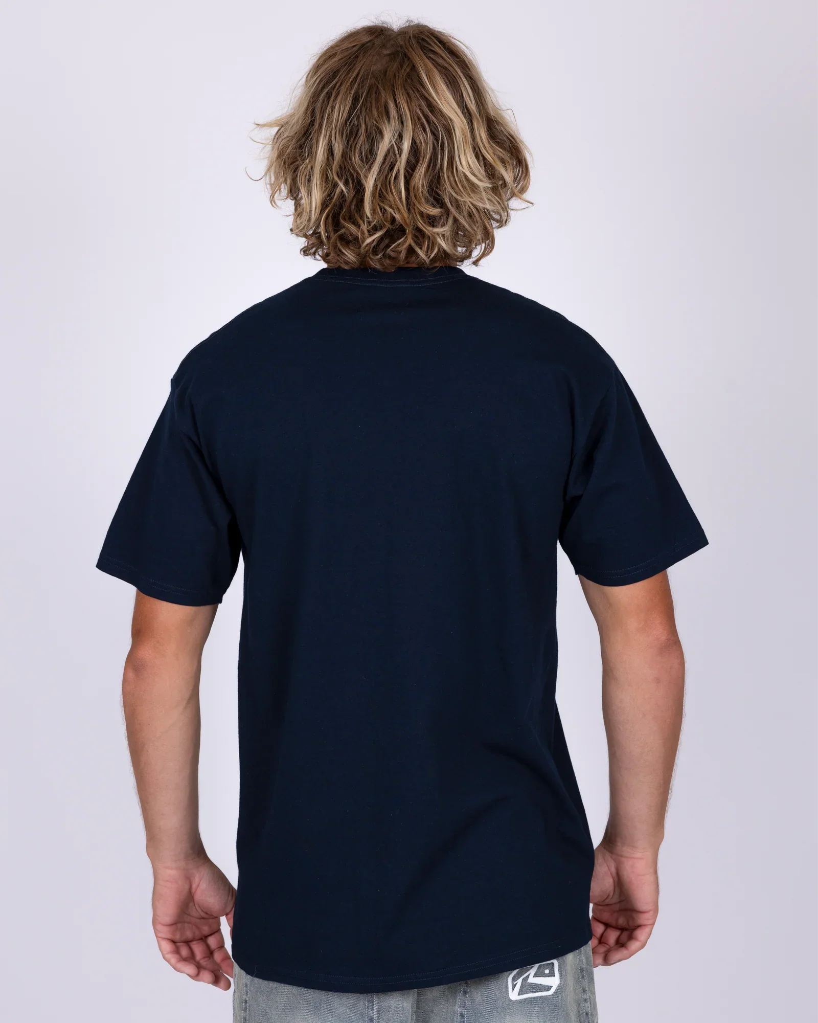 Rusty Double Or Northin Short Sleeve Tee - Navy Blue - Image 2
