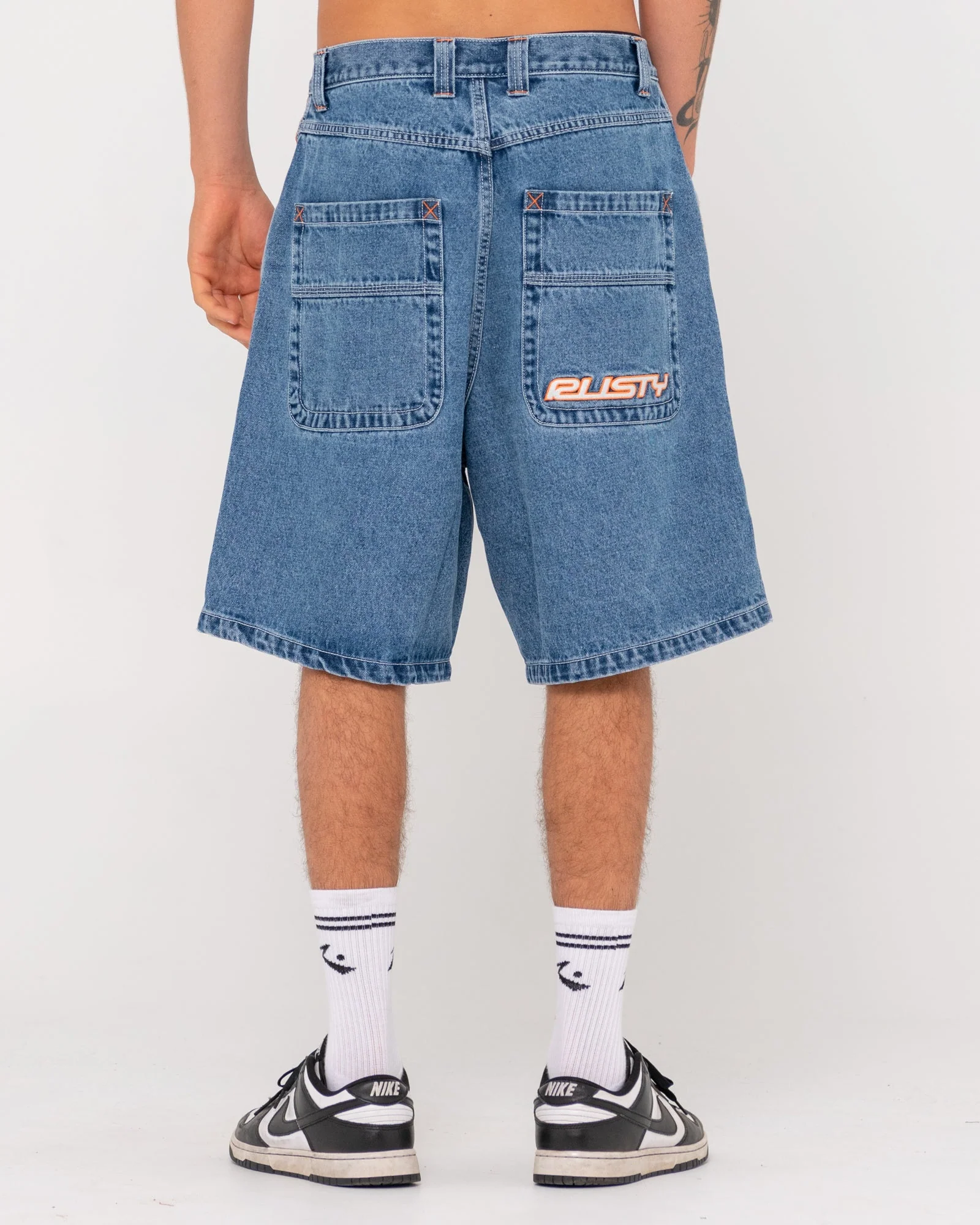 Rusty Flip Daddy 2.0 Jort - Middy Blue - Image 3
