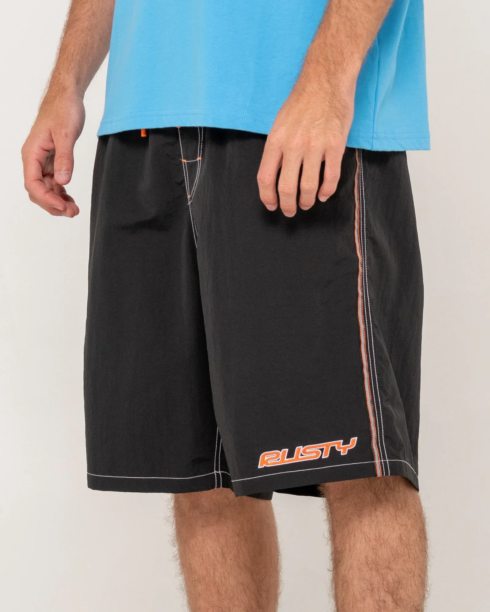 Rusty Flip Daddy Elastic Boardshort - Black 2 - Image 4