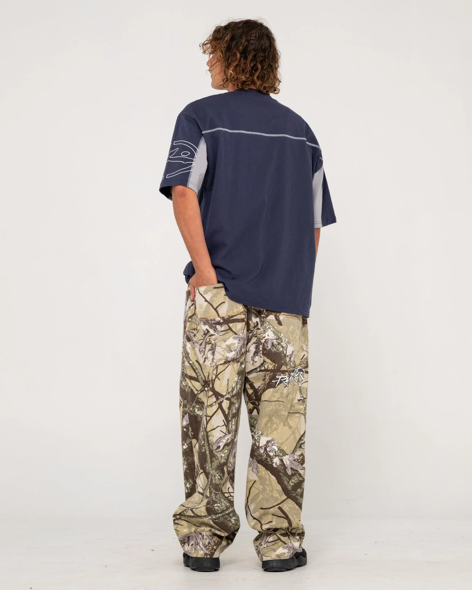 Rusty Hoodus Rambo Baggy Pant - Camo - Image 5