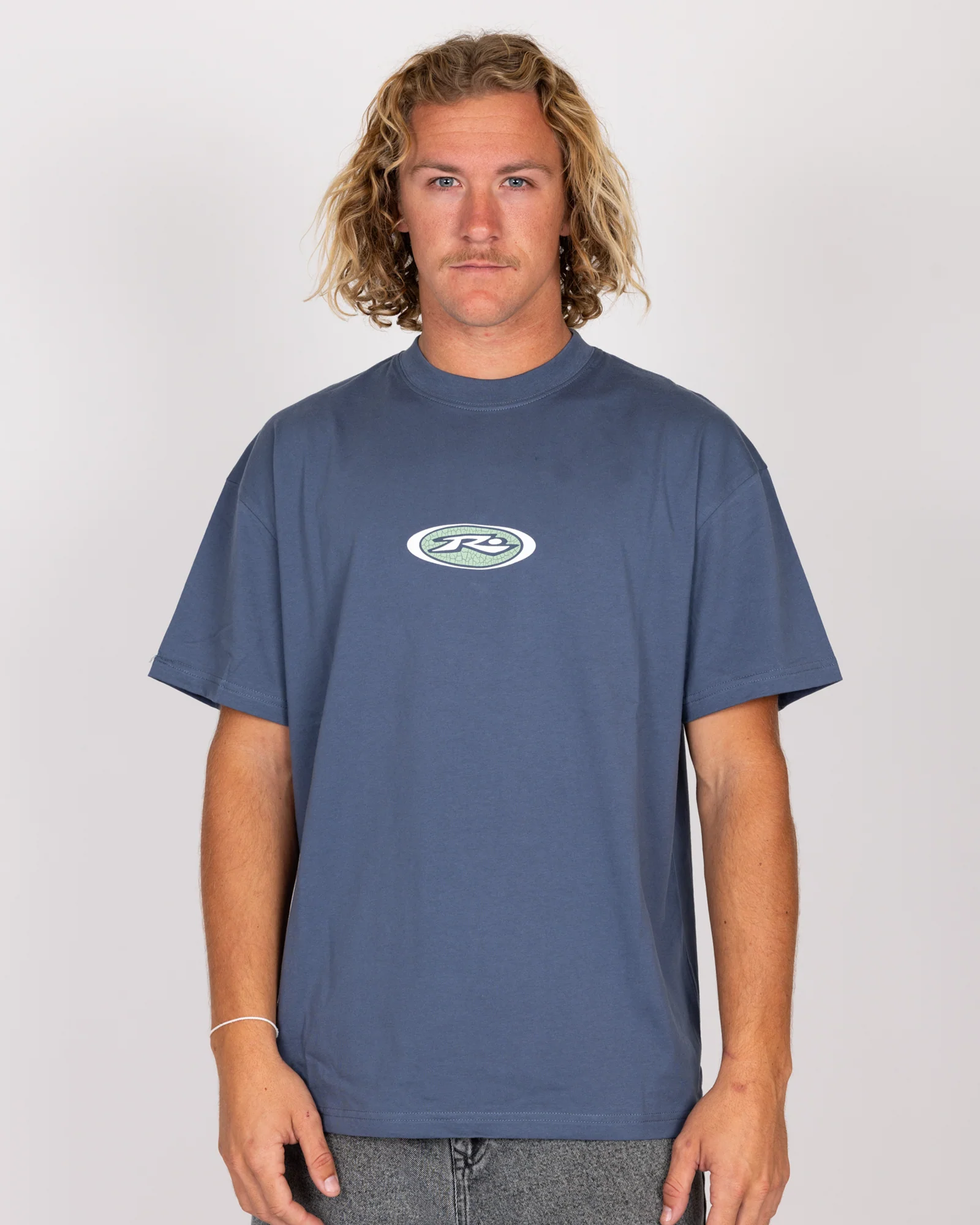 Rusty Irie Eye Short Sleeve Tee - China Blue - Image 2