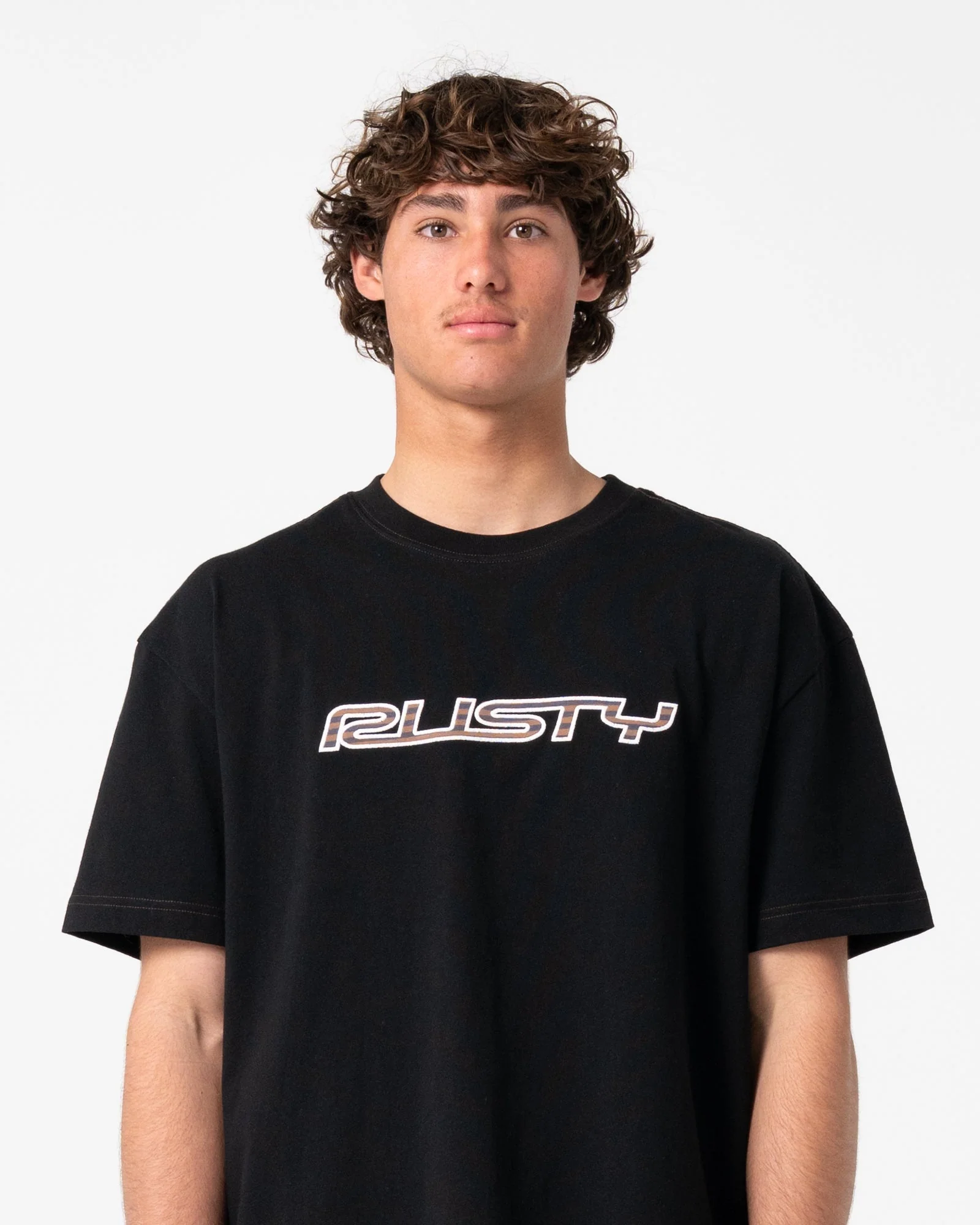 Rusty Lay Low Short Sleeve Tee - Black Blk