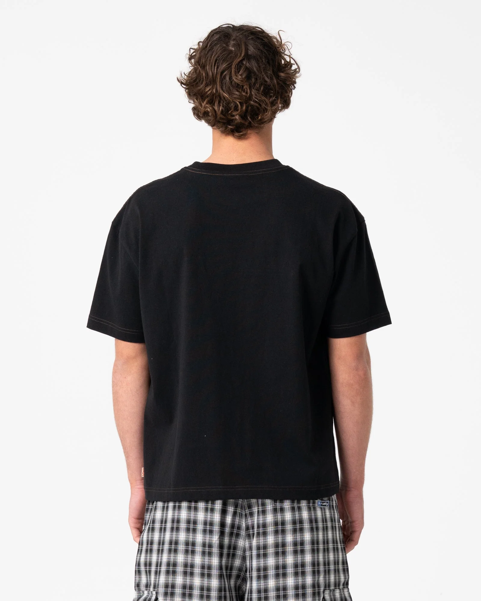 Rusty Lay Low Short Sleeve Tee - Black Blk - Image 2