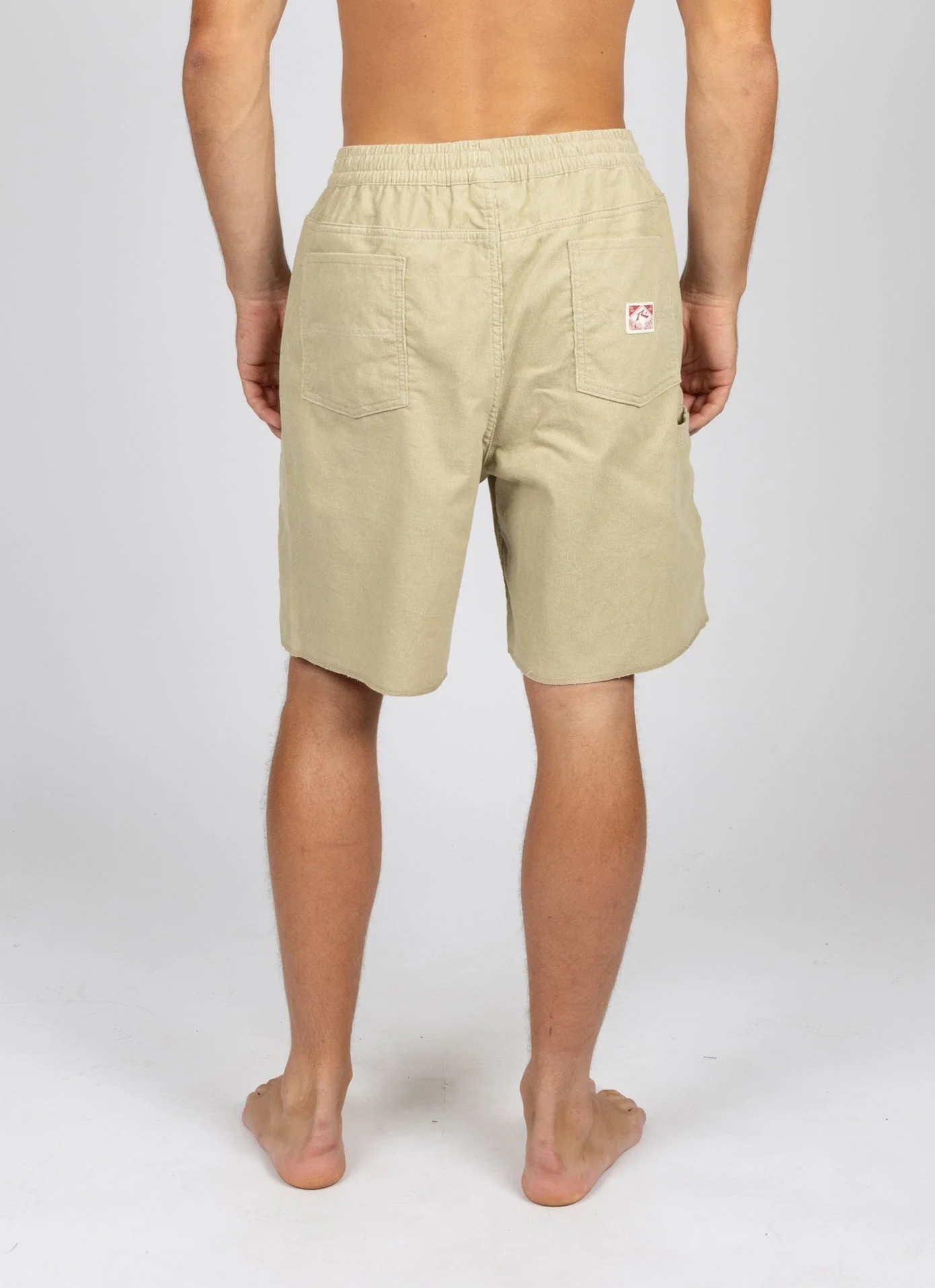 Rusty Master Cord Walkshort - Pale Khaki - Image 2