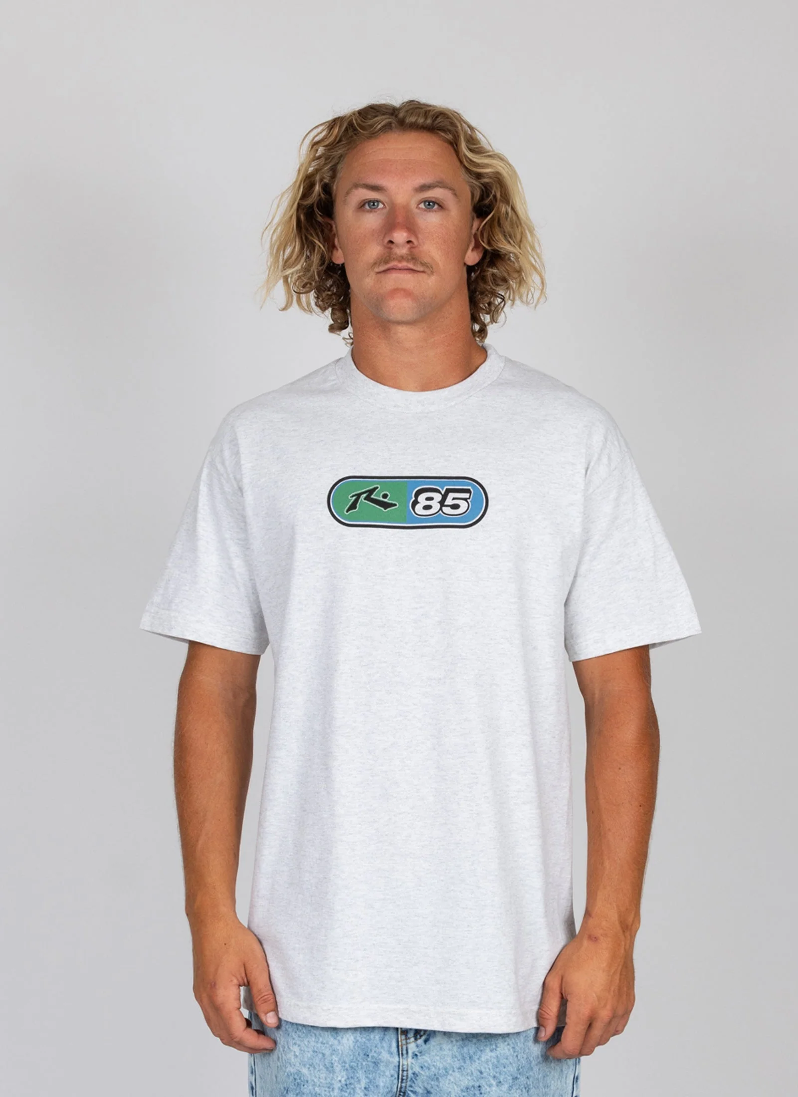 Rusty Mojo Dojo Short Sleeve Tee - Athletic Heather