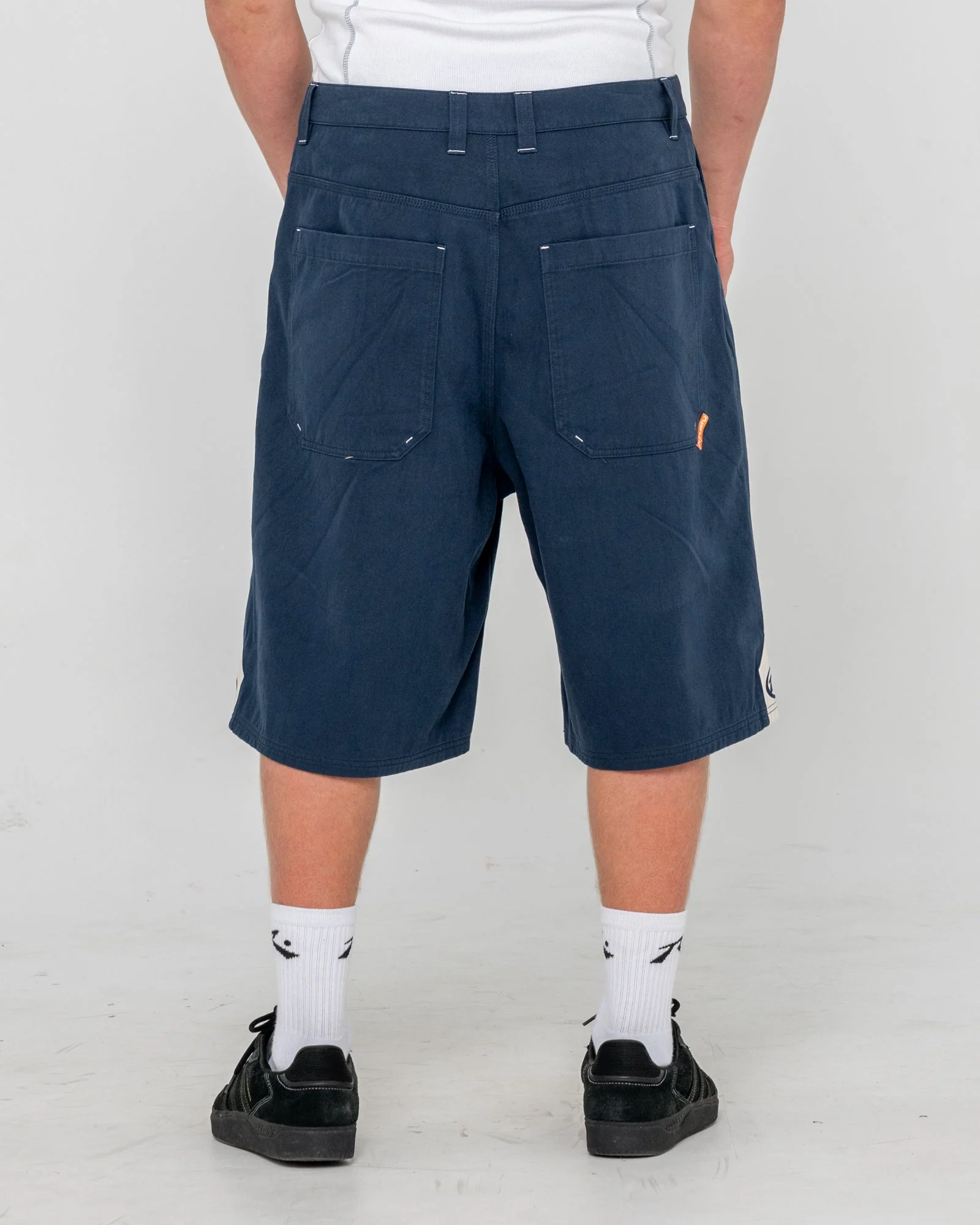 Rusty Strikewear Baggy Twill Short - 24" - Dark Blue - Image 2