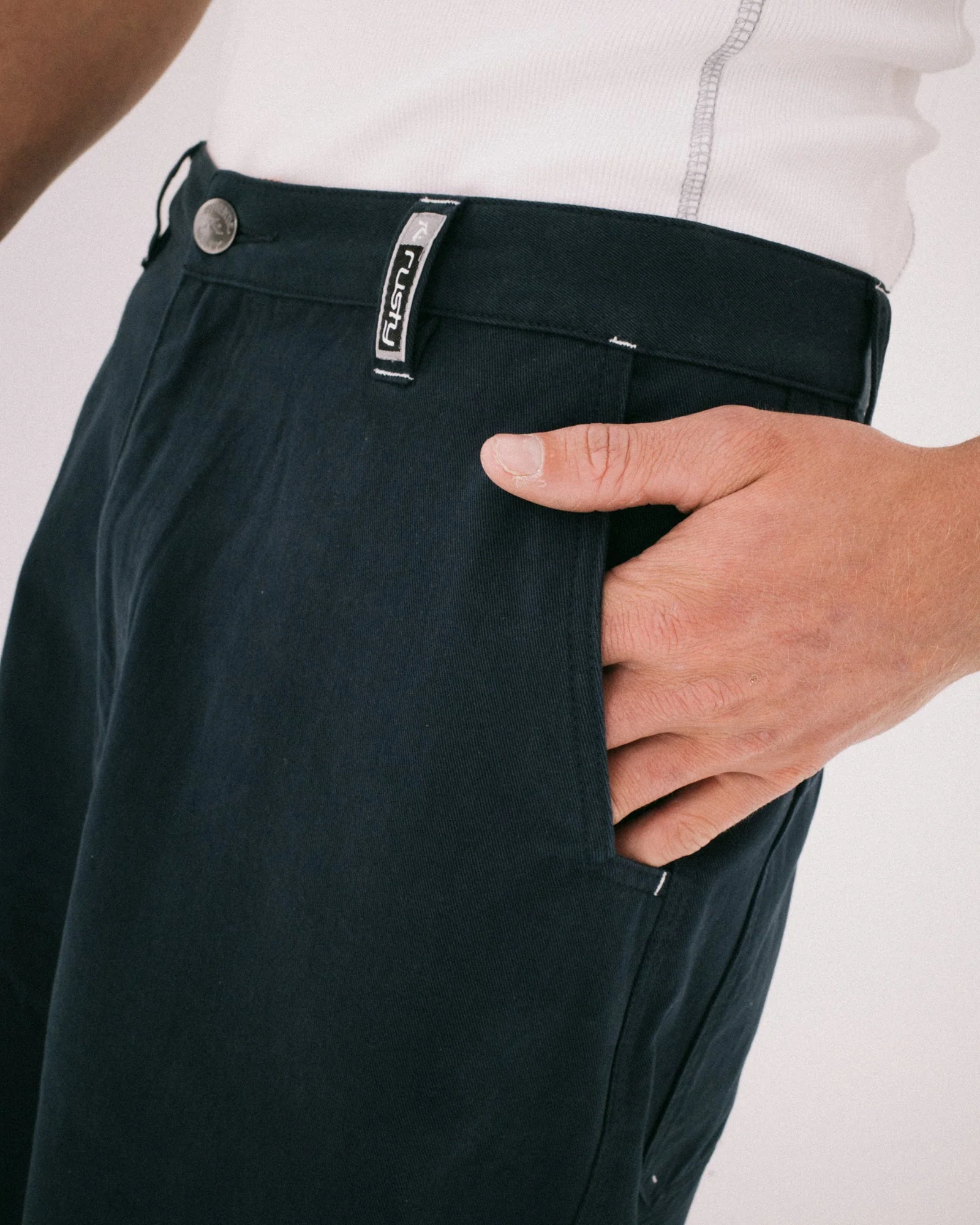 Rusty Strikewear Baggy Twill Short - 24" - Dark Blue - Image 3
