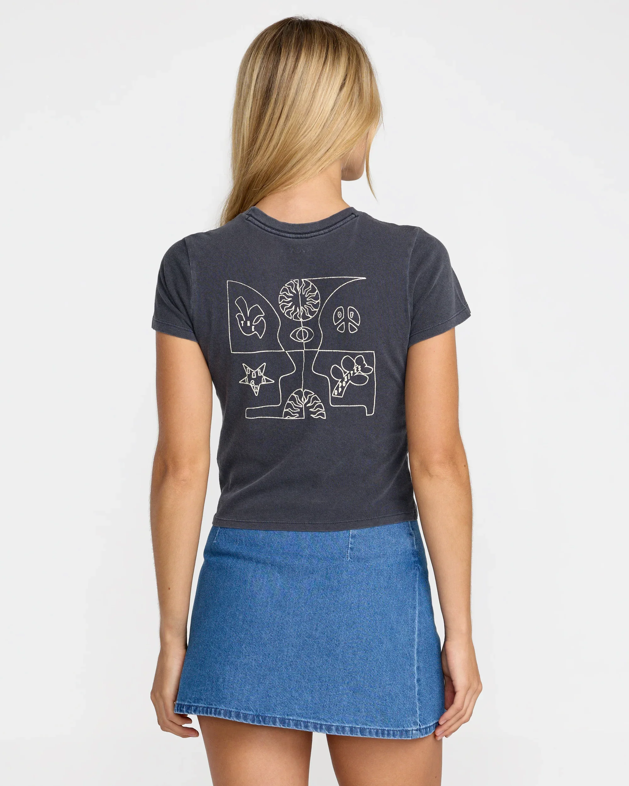 Rvca 413 Tee - Graphite - Image 3