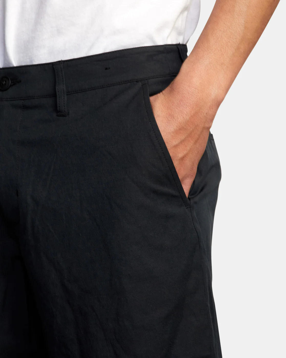 RVCA Back In Hybrid 19" Shorts - Black - Image 4