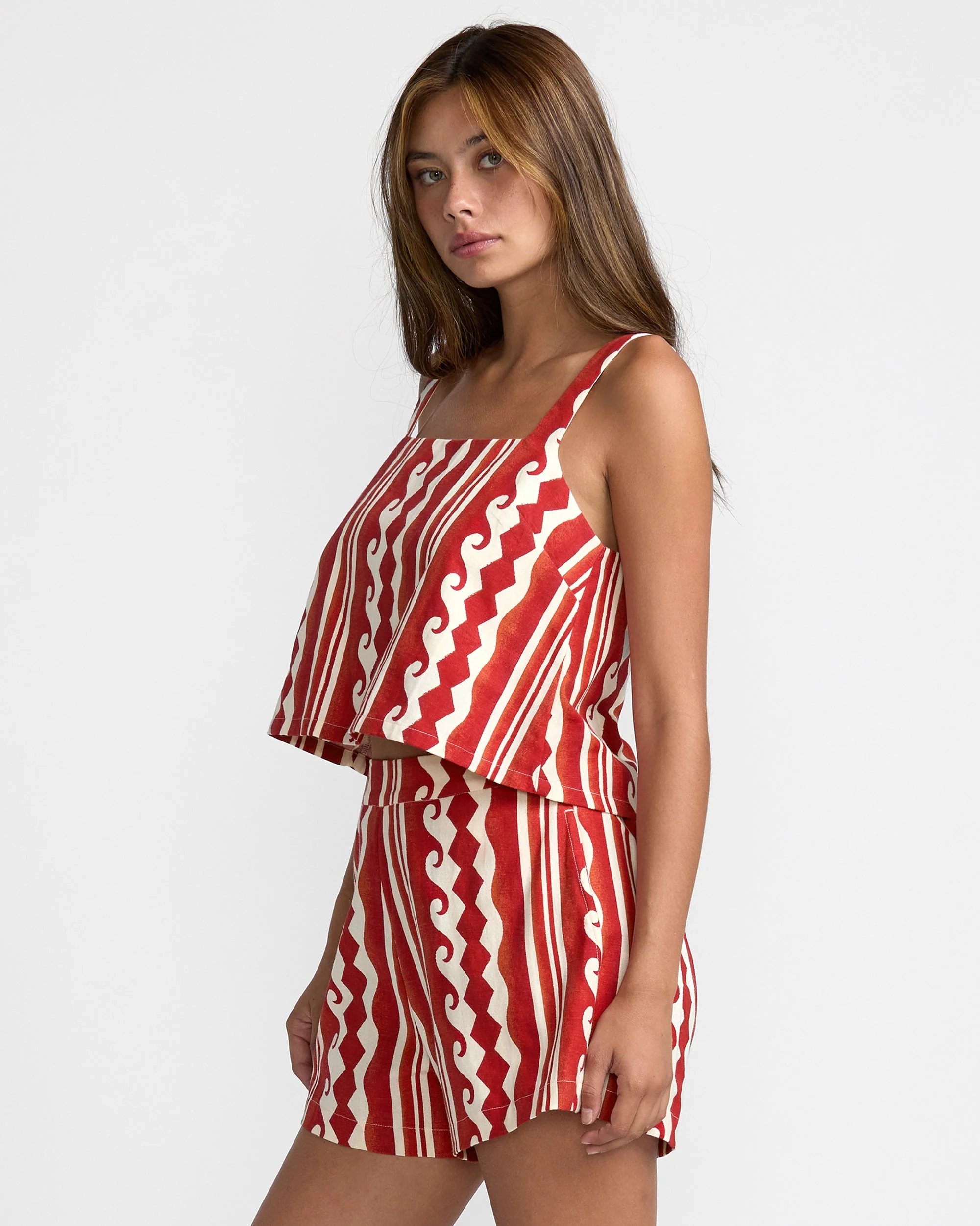 RVCA Baker Top - Pepper Red - Image 3