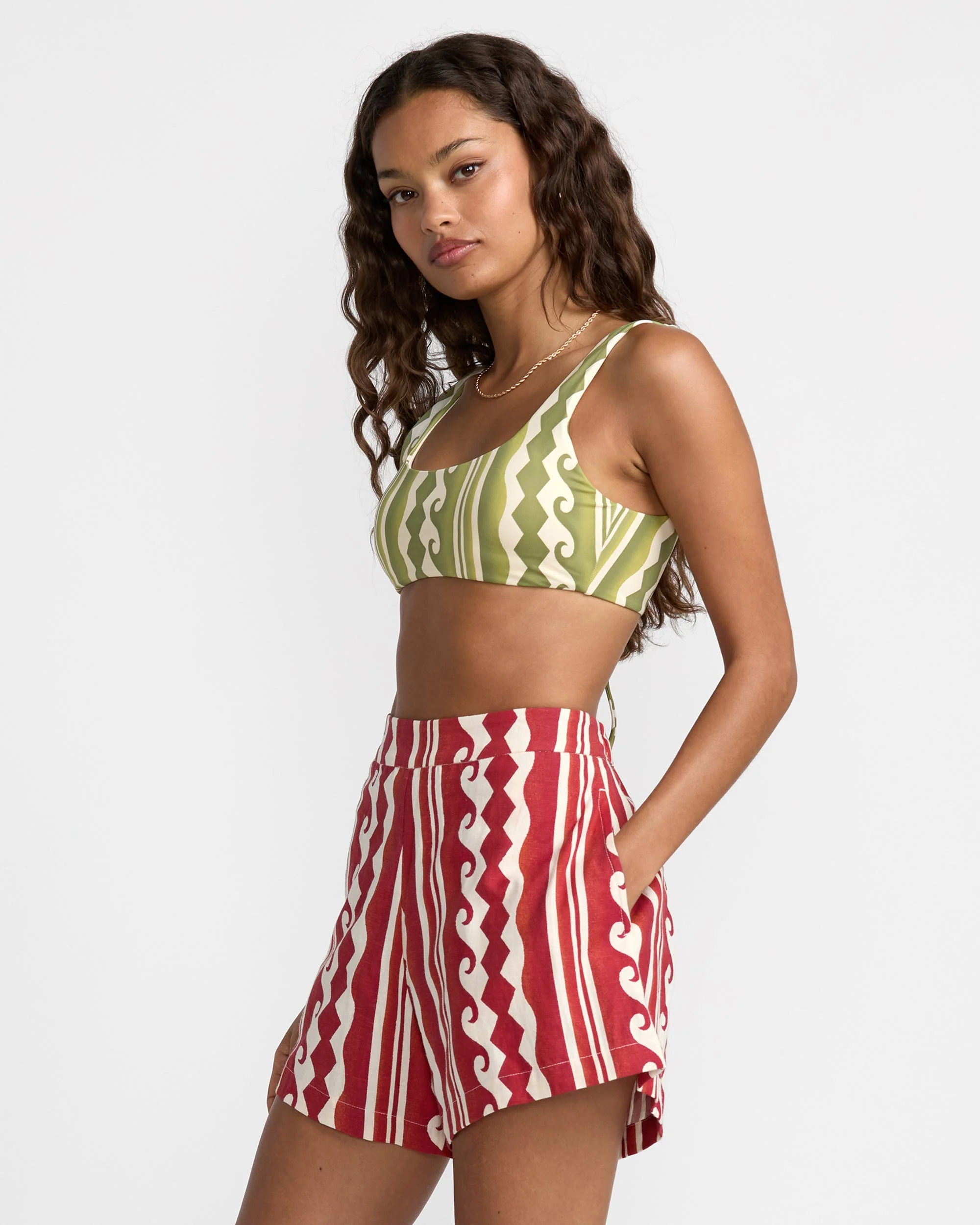 RVCA Casey Short - Pepper Red - Image 2