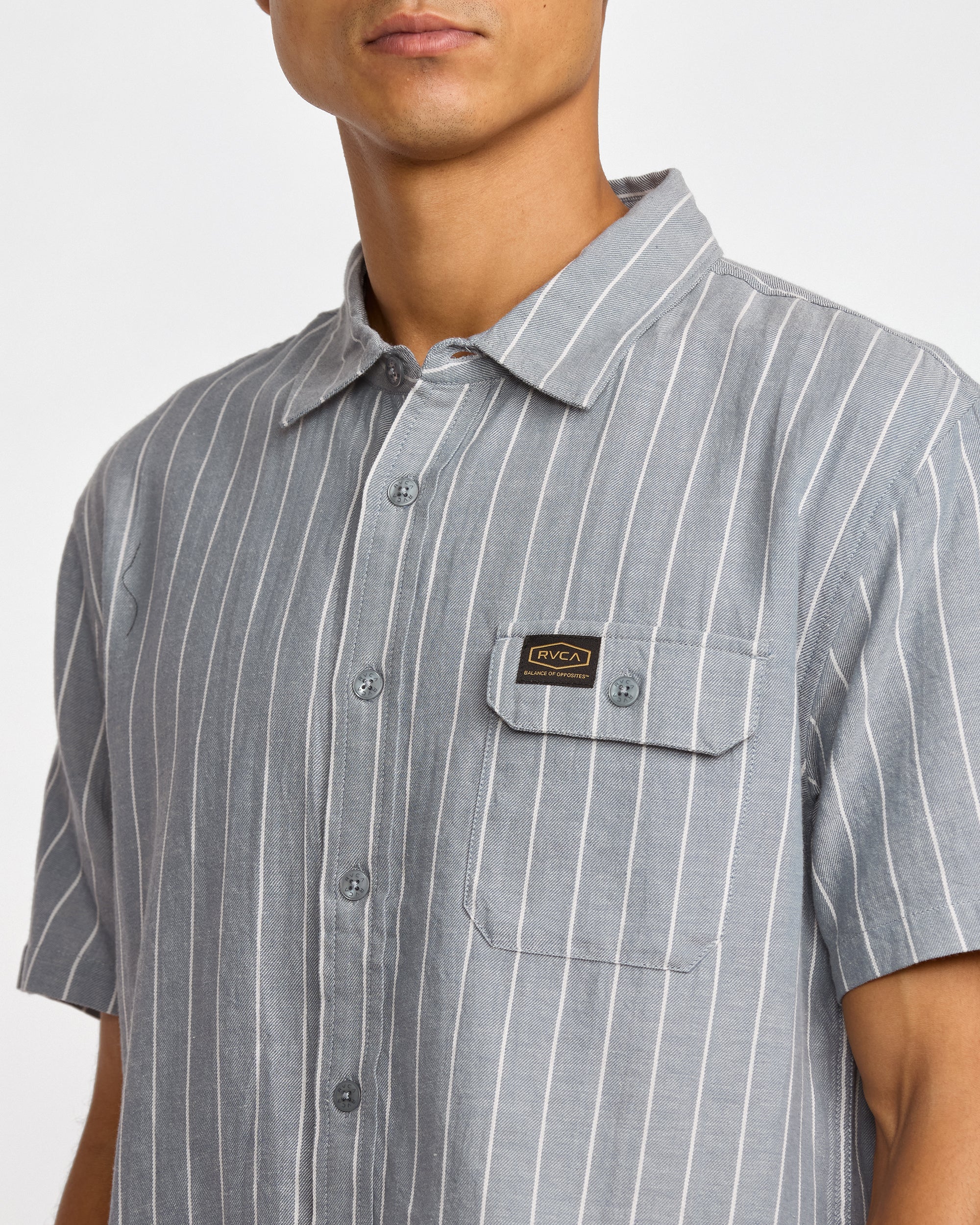 RVCA Dayshift Stripe Ii - Chambray - Image 2