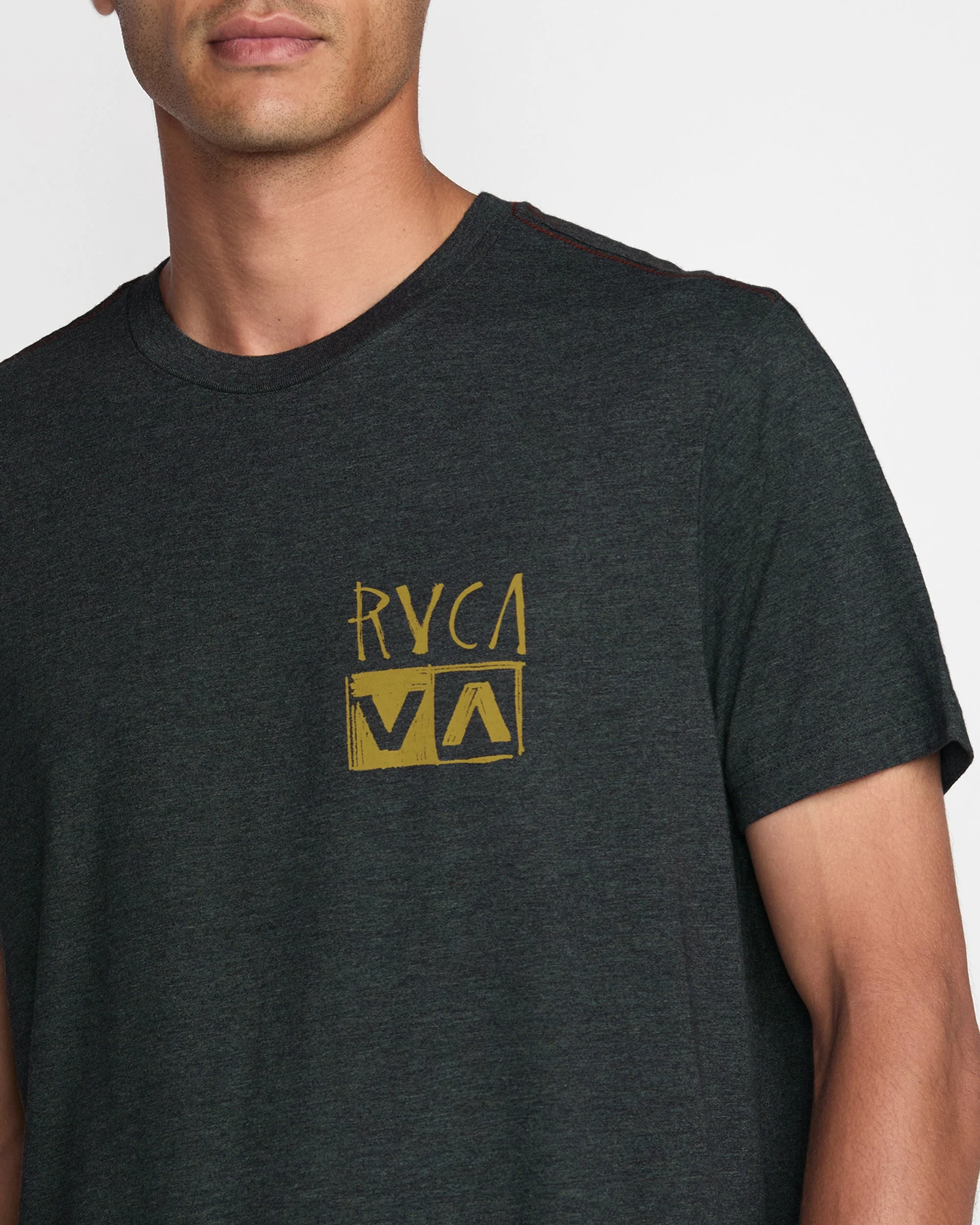 RVCA Horton Panther Short Sleeve Tee - Black - Image 3