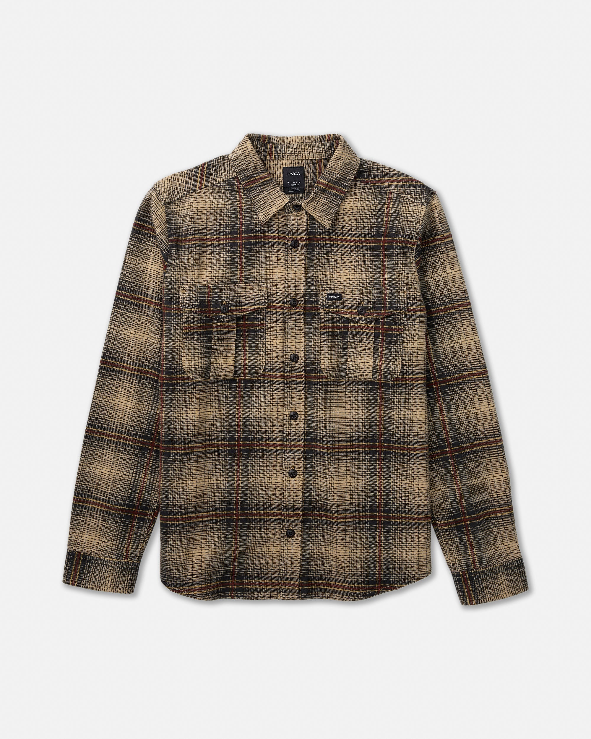 RVCA Hughes Flannel - Pirate Black