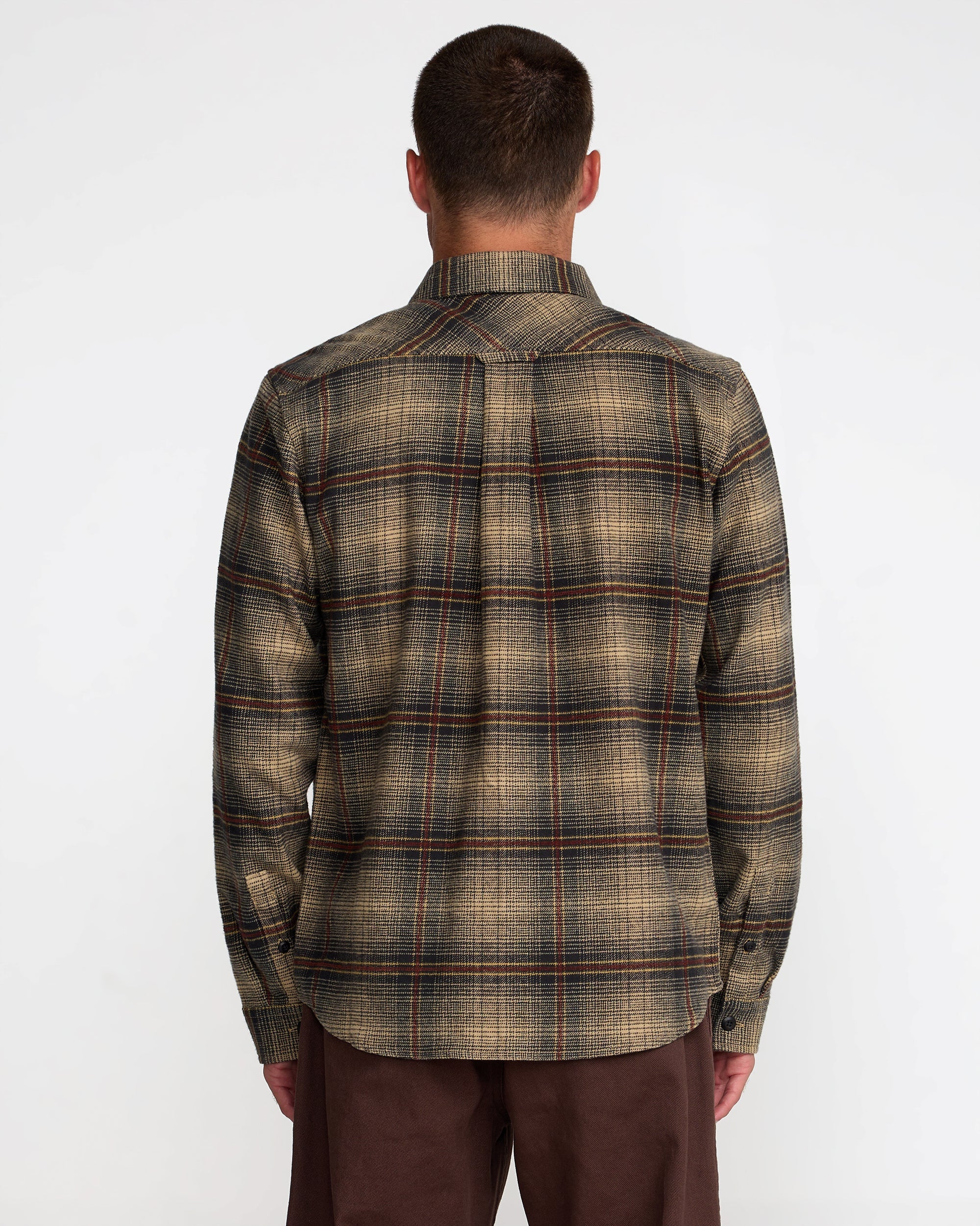 RVCA Hughes Flannel - Pirate Black - Image 3