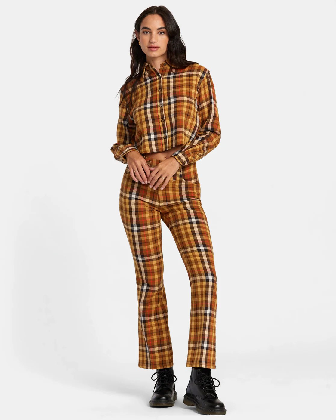 RVCA Kennedy Cropped Pants - Latte - Image 2