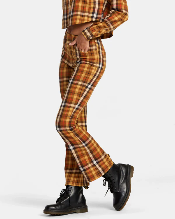 RVCA Kennedy Cropped Pants - Latte - Image 3