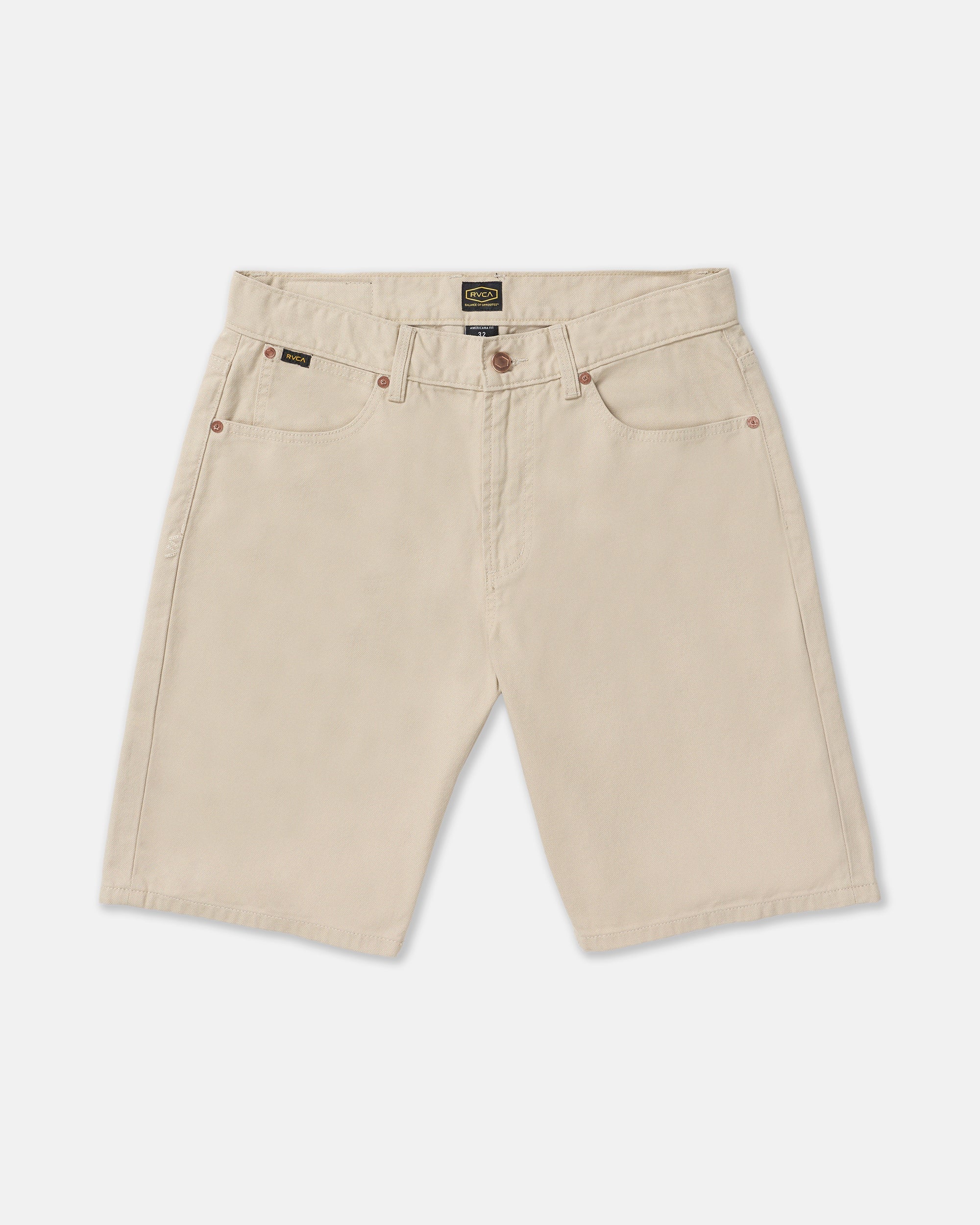 RVCA Men's Dayshift 5 Pocket Short 21" - Light Khaki