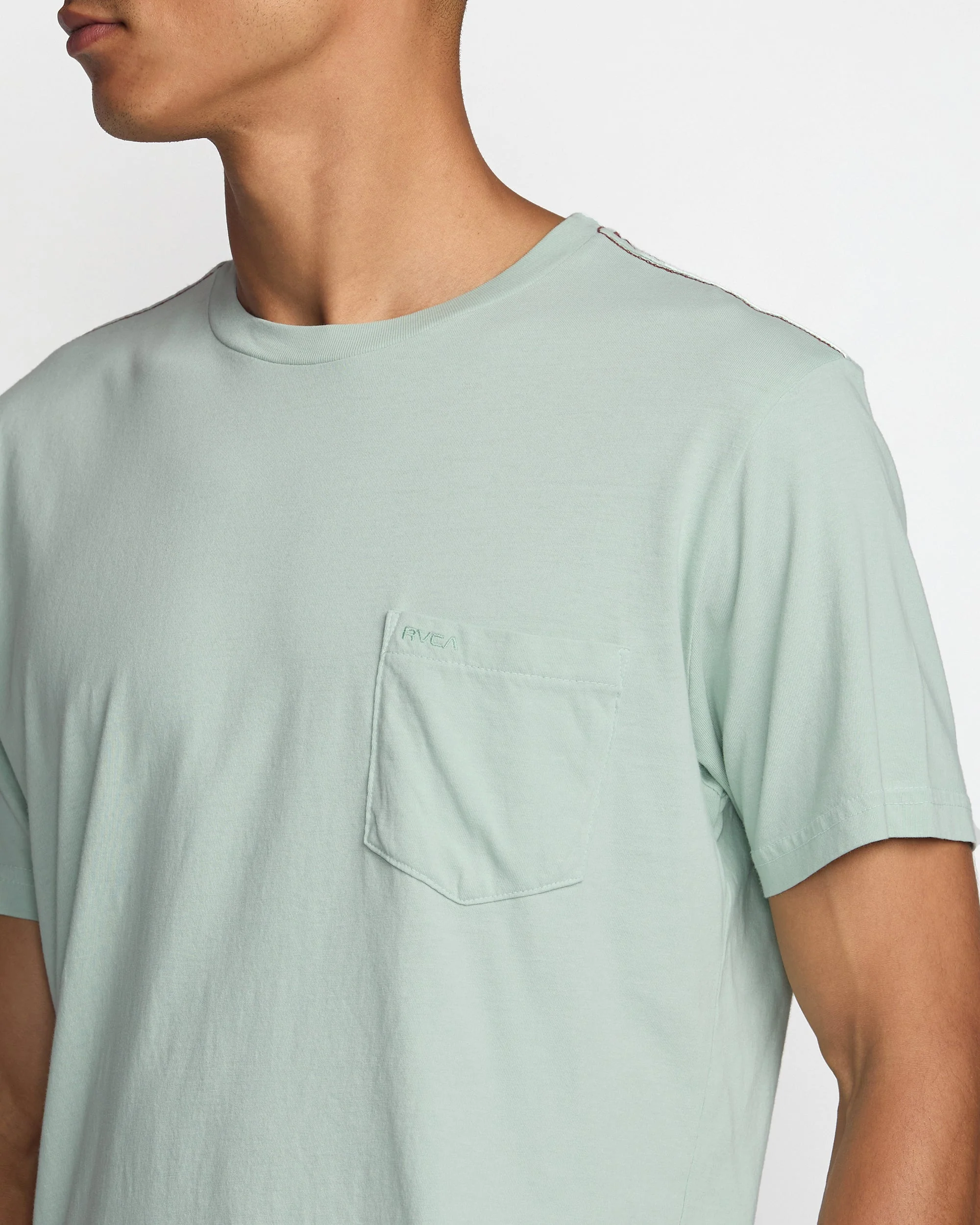 RVCA Ptc 2 Pigment Short Sleeve Tee - Blue Haze - Image 3