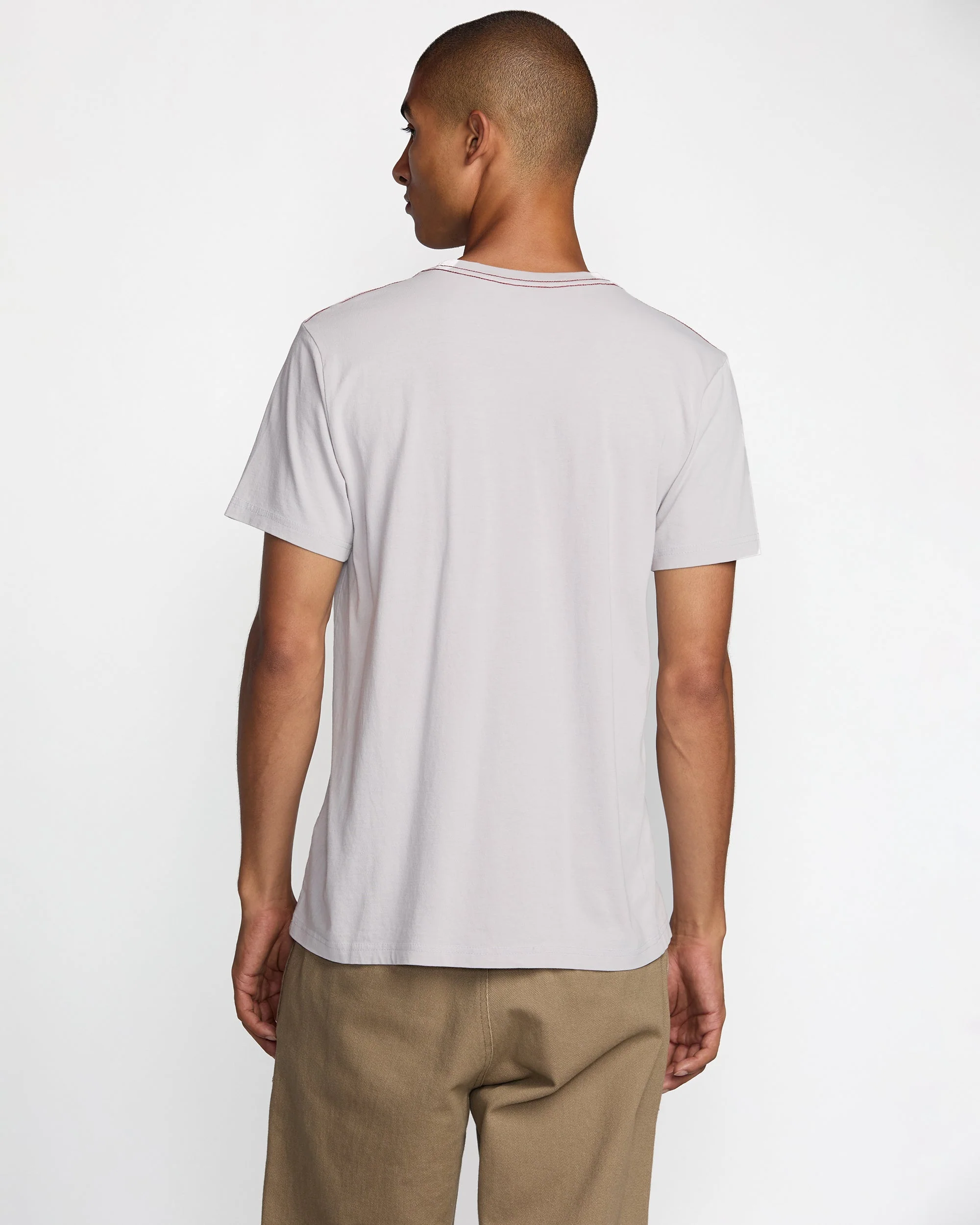 RVCA Ptc 2 Pigment Short Sleeve Tee - Lilac - Image 2
