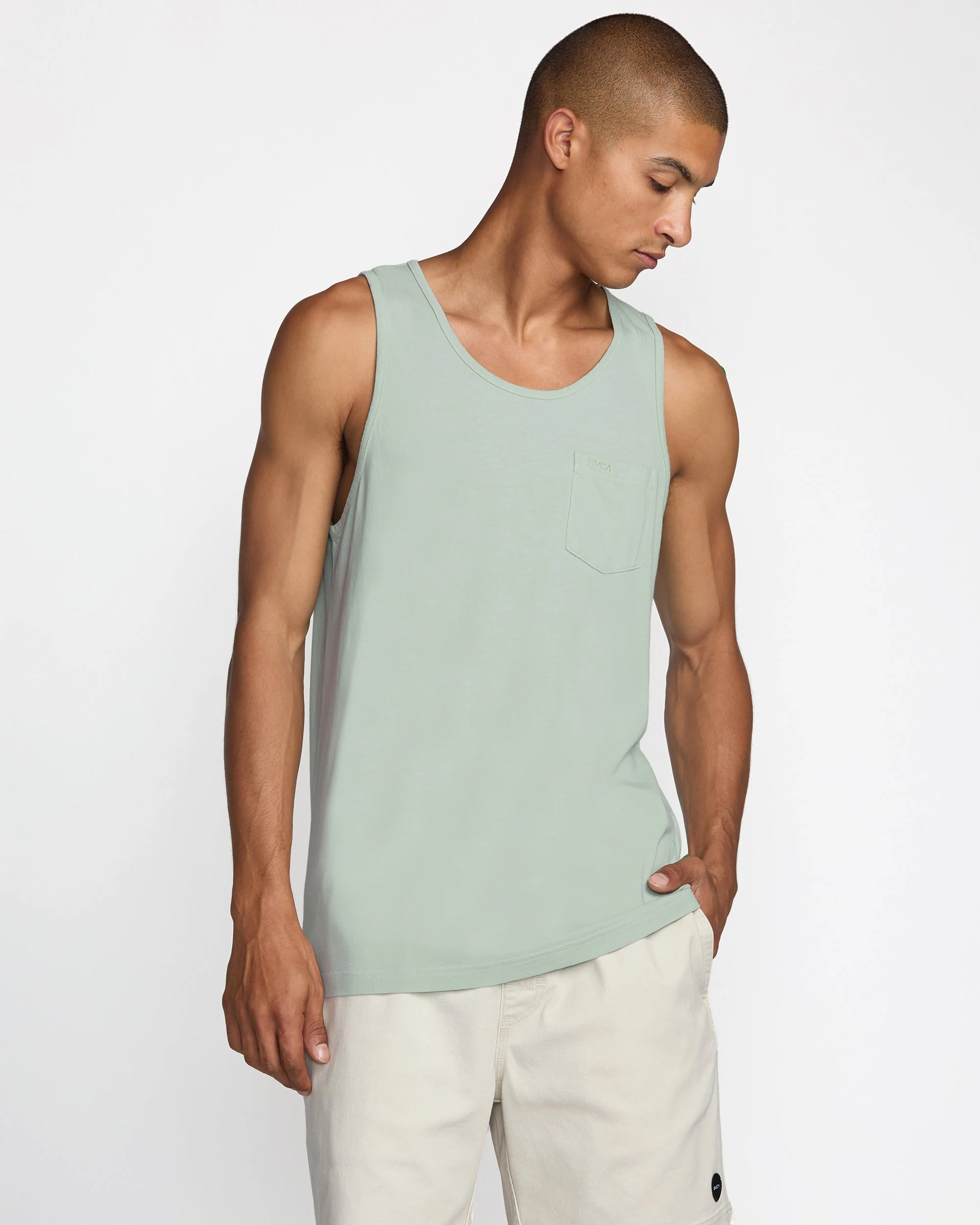 RVCA Ptc Pigment Tank - Blue Haze