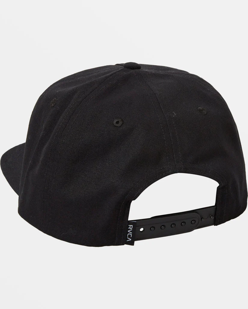 RVCA SAND STORM SNAPBACK HAT - BLACK - Image 2