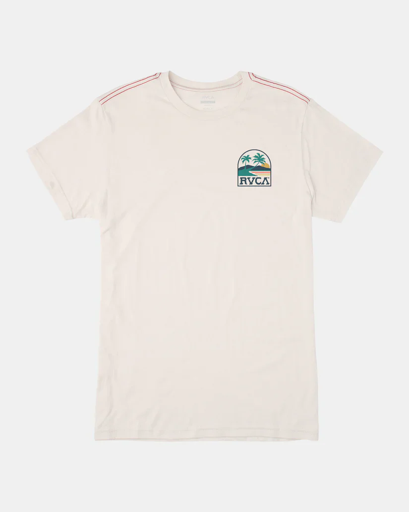 RVCA SUNNY DAYS T-SHIRT - ANTIQUE WHITE - Image 2