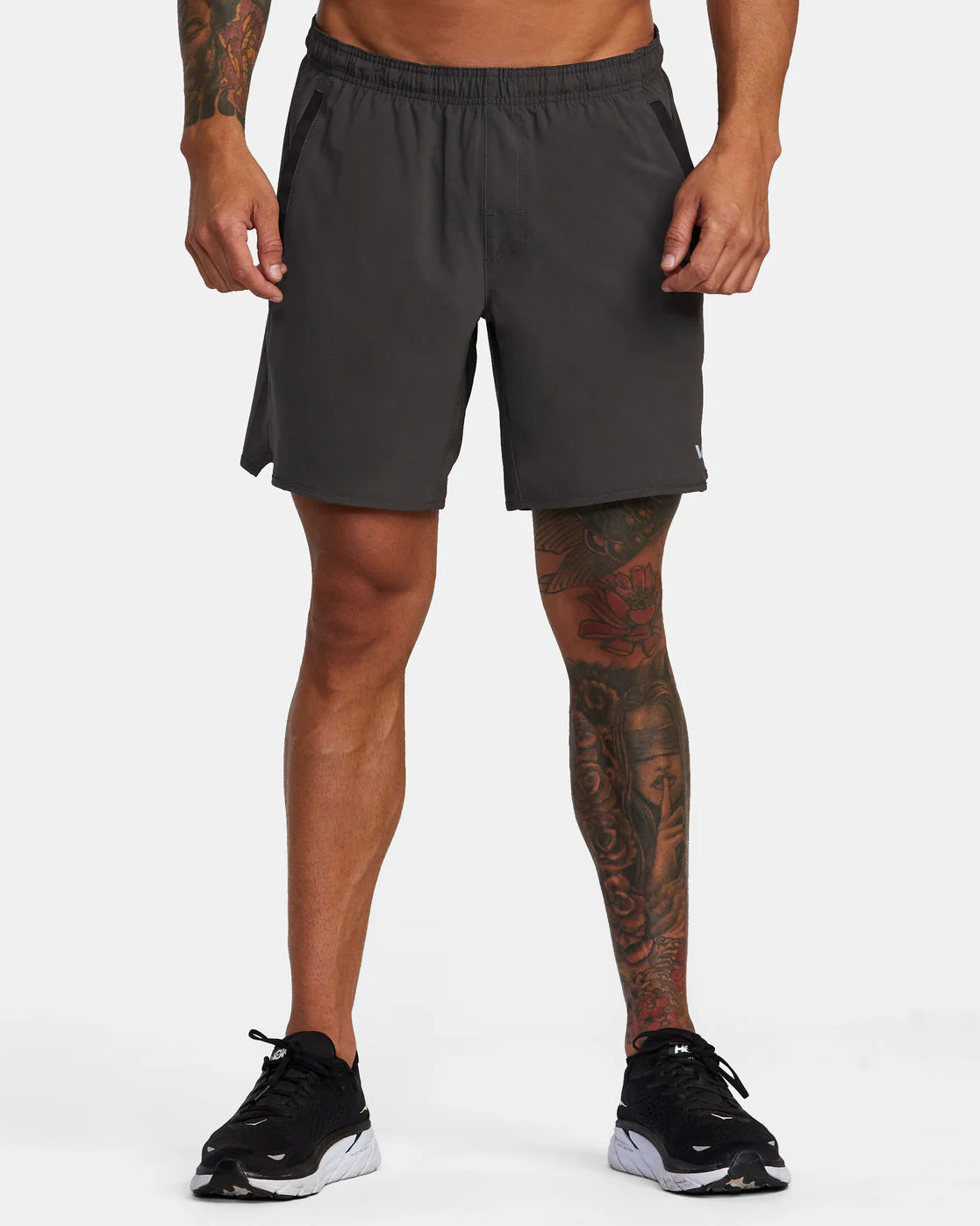 RVCA Yogger Stretch 17" Short - Slate - Image 2