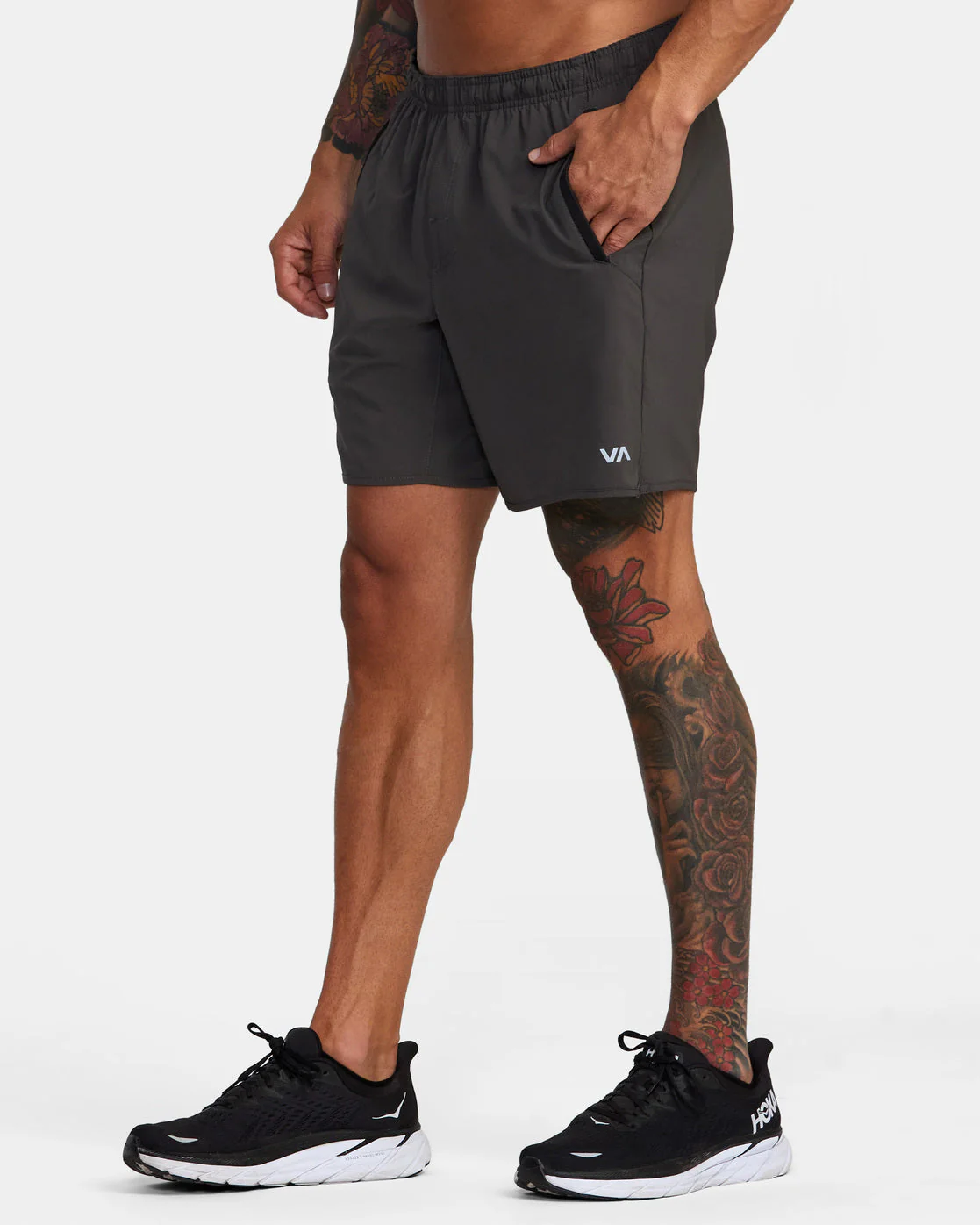 RVCA Yogger Stretch 17" Short - Slate - Image 4