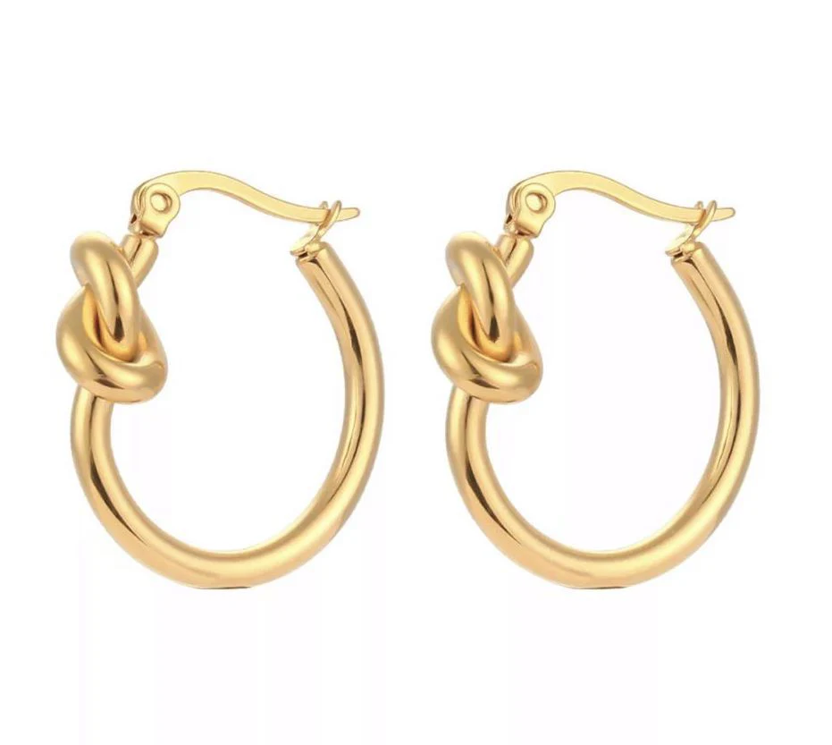 Salty Cali Knot Hoops - NA