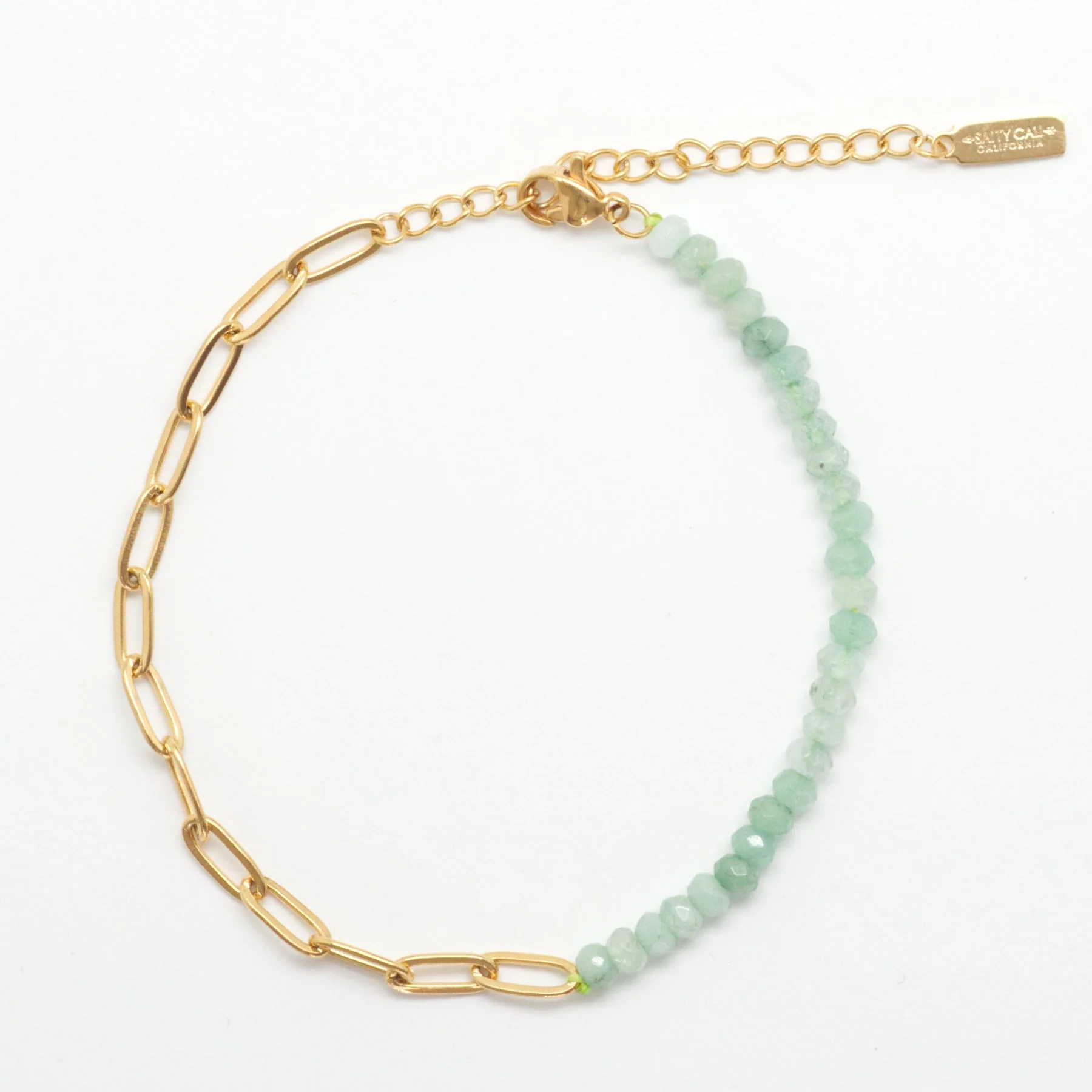 Salty Cali Paloma Anklet - SEAFOAM