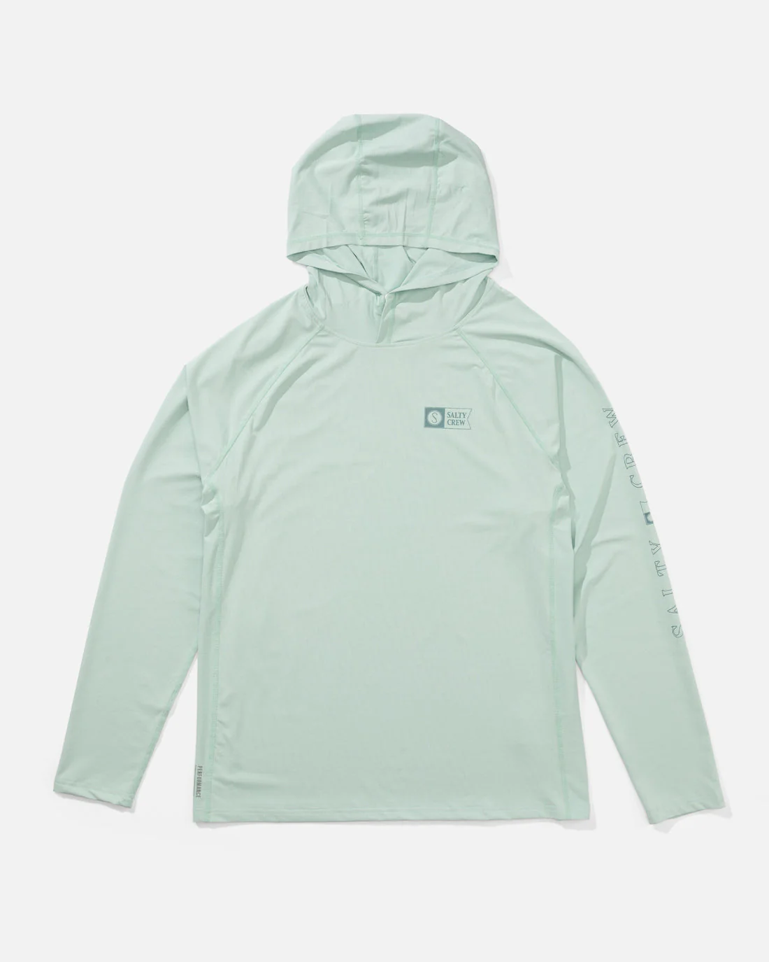 Salty Crew Apex Perforated Sunshirt Hoodie - Marine