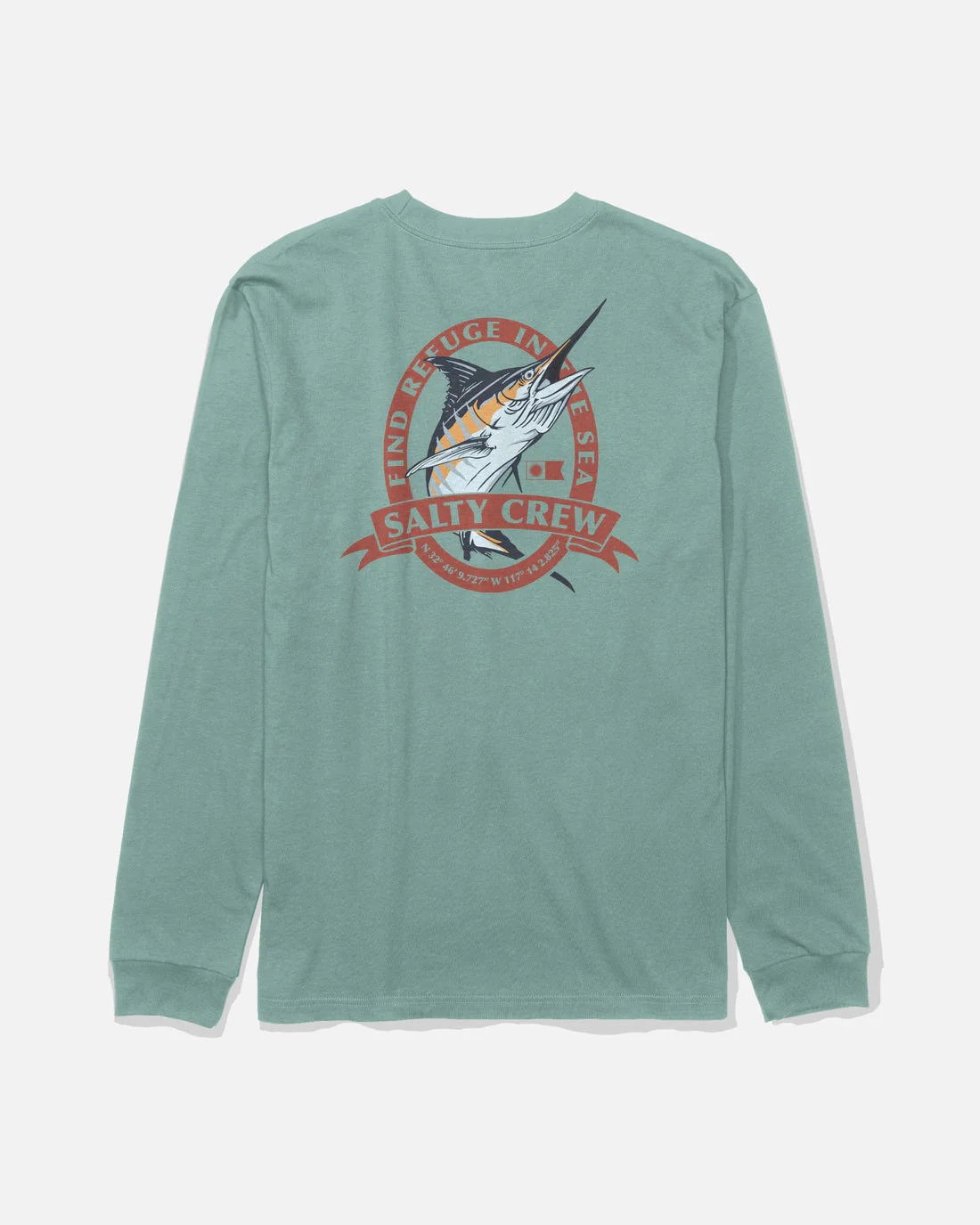 Salty Crew Bill Club Long Sleeve Tee - Mackerel