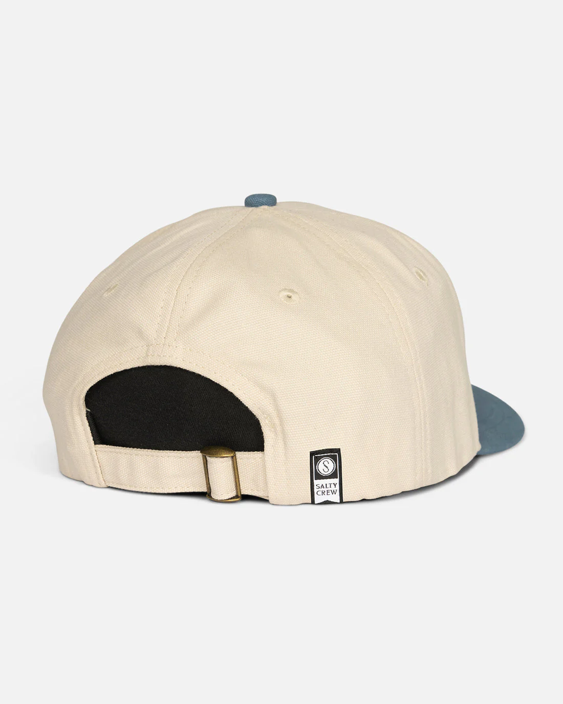 Salty Crew Billfisher 5 Panel Hat - Off White Pilot Blue - Image 3