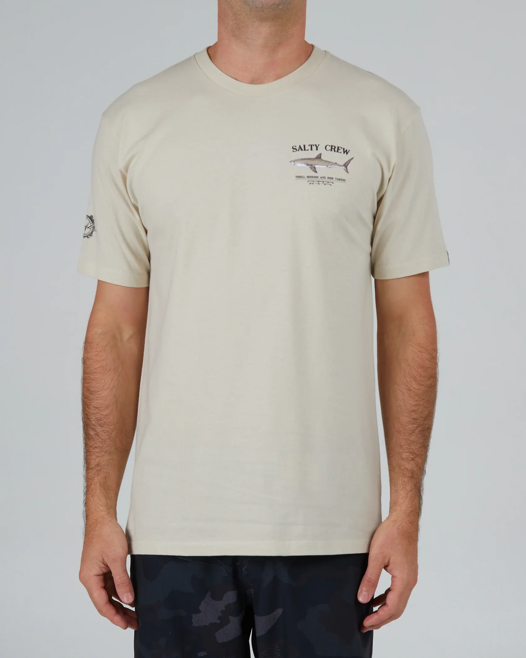 Salty Crew Bruce Bone S/S Premium Tee - BONE - Image 2