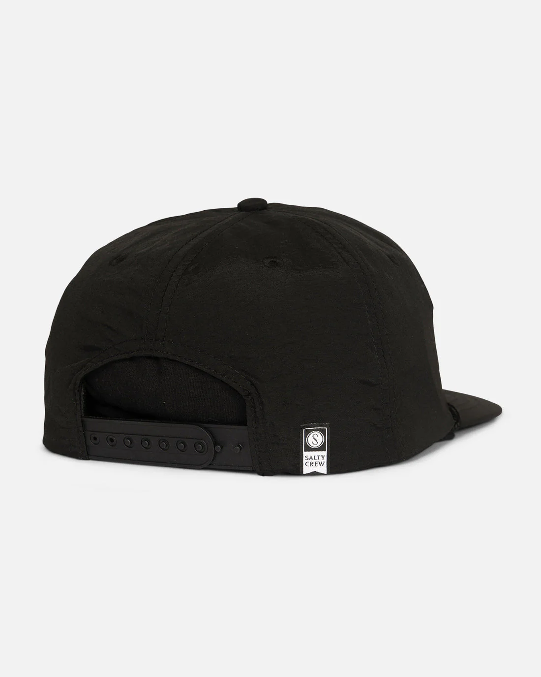 Salty Crew Crafted 5 Panel Hat - Black - Image 3
