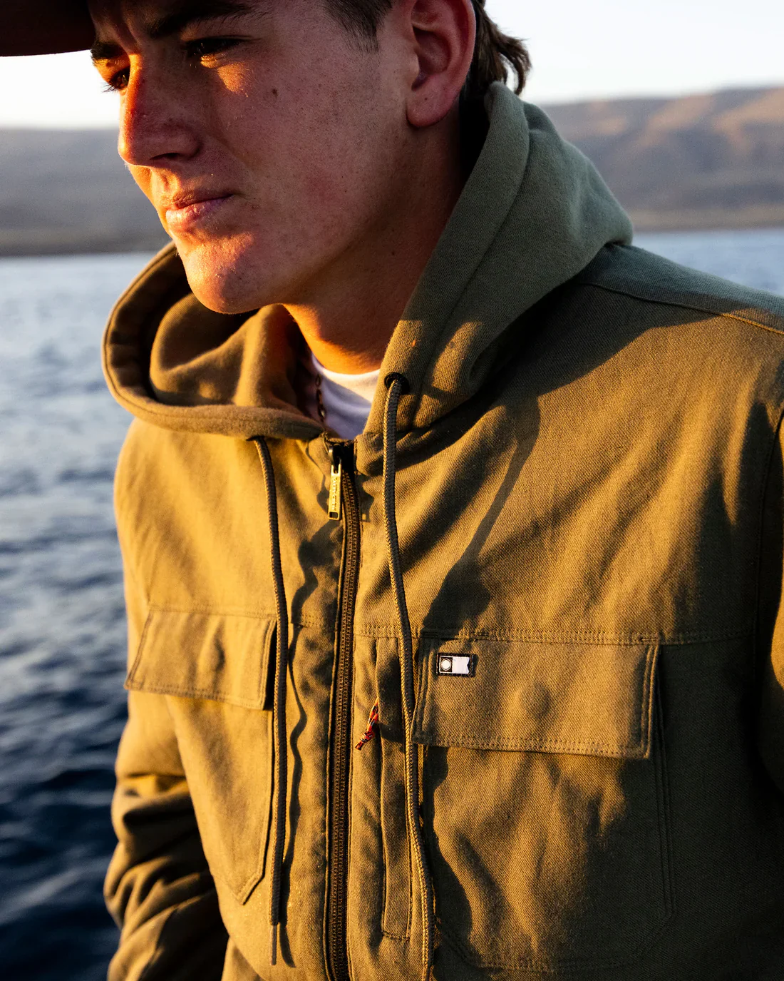 Salty Crew Fathom Jacket - Olive - Image 3